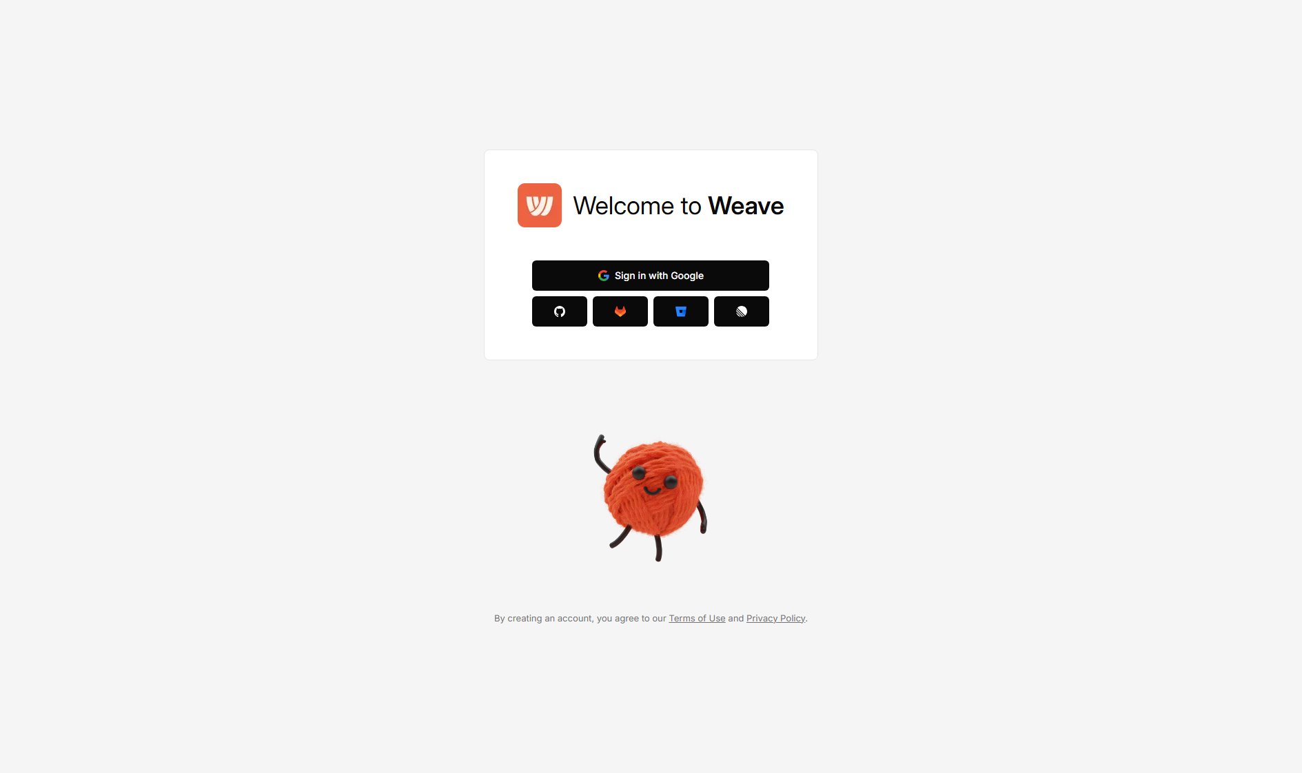 Weave Weave Interface & Screenshots Weave Weave Interface & Screenshots