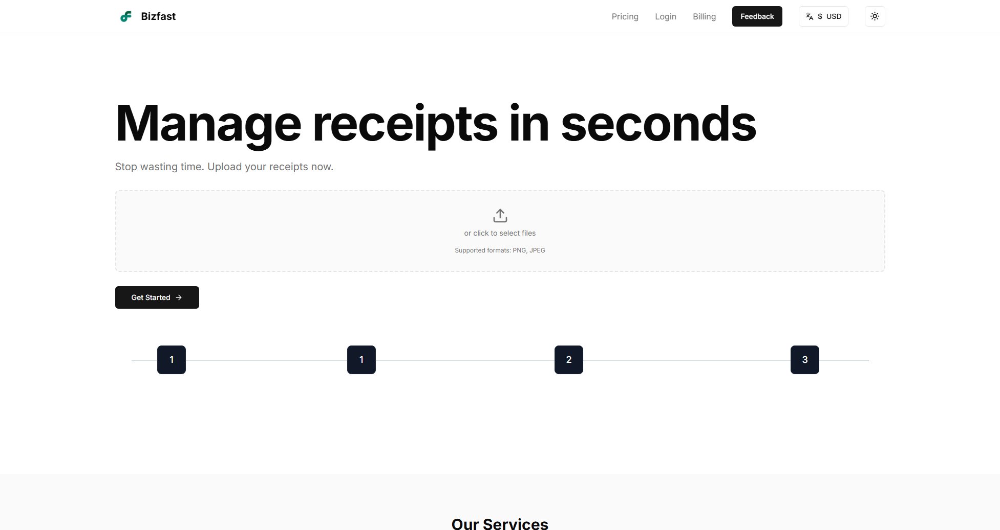 BizFast BizFast Interface & Screenshots