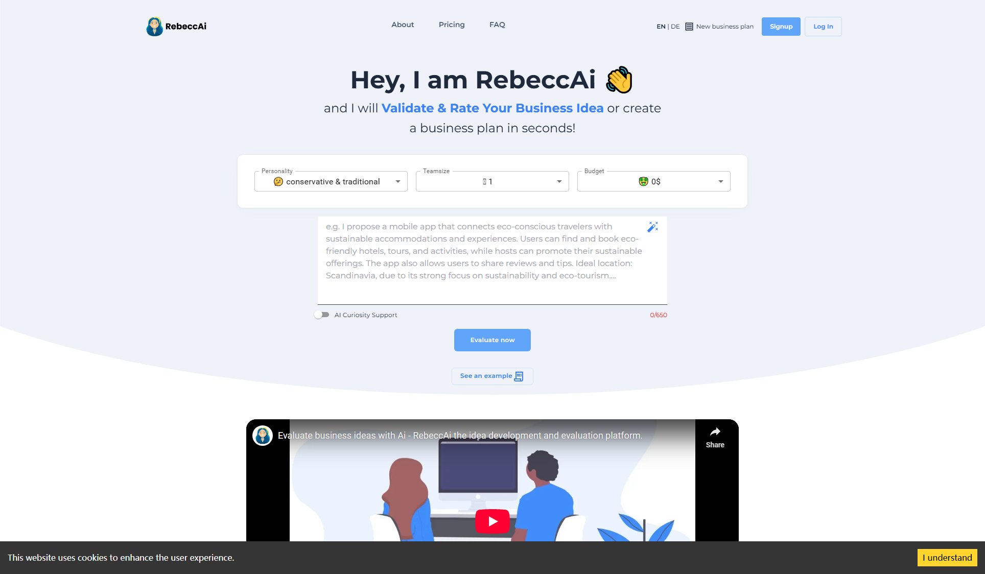 RebeccAi RebeccAi Interface & Screenshots