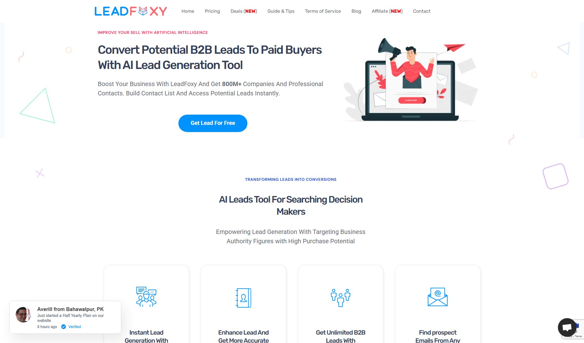 LeadFoxy LeadFoxy Interface & Screenshots LeadFoxy LeadFoxy Interface & Screenshots