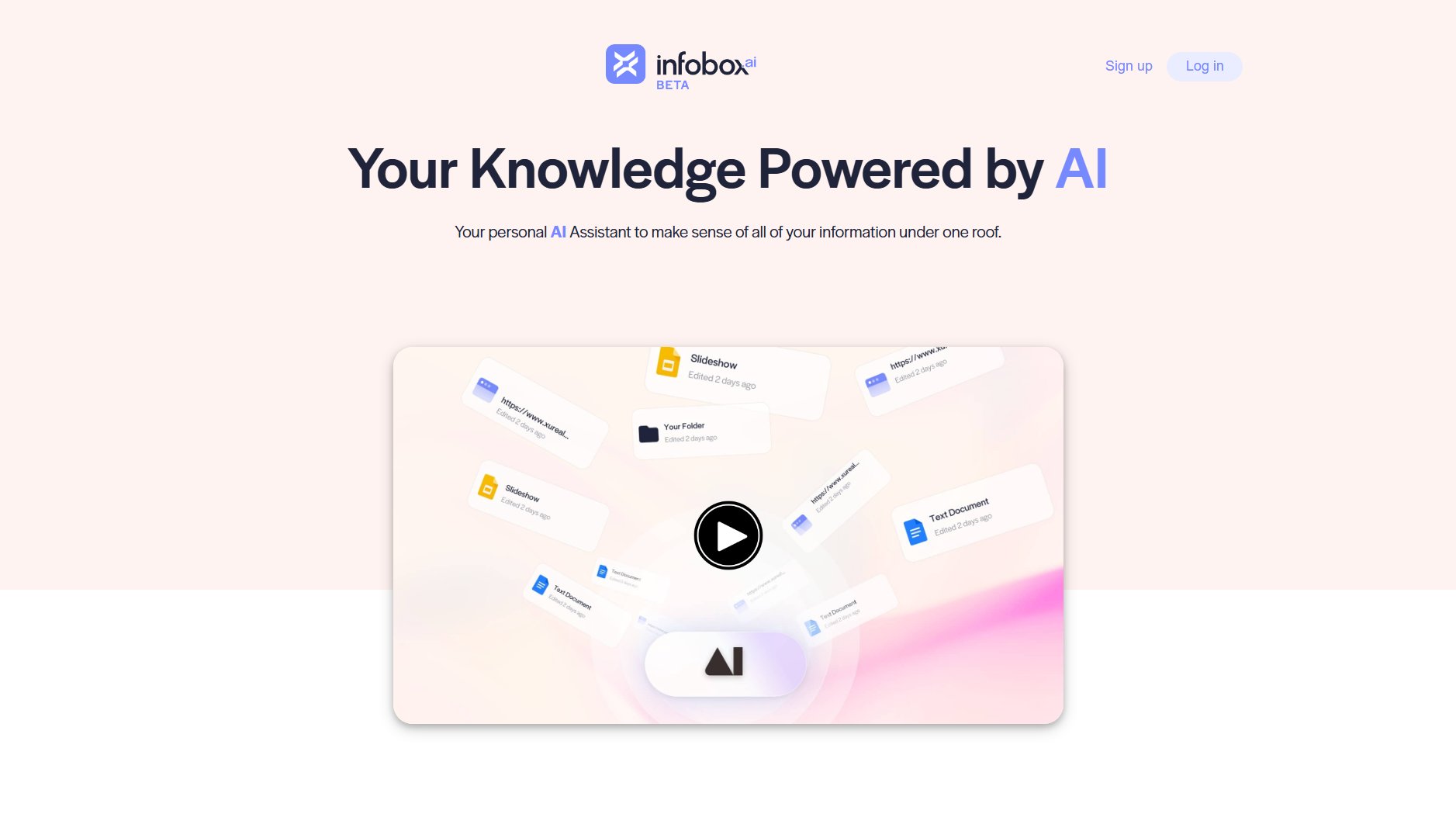 InfoboxAI InfoboxAI Interface & Screenshots