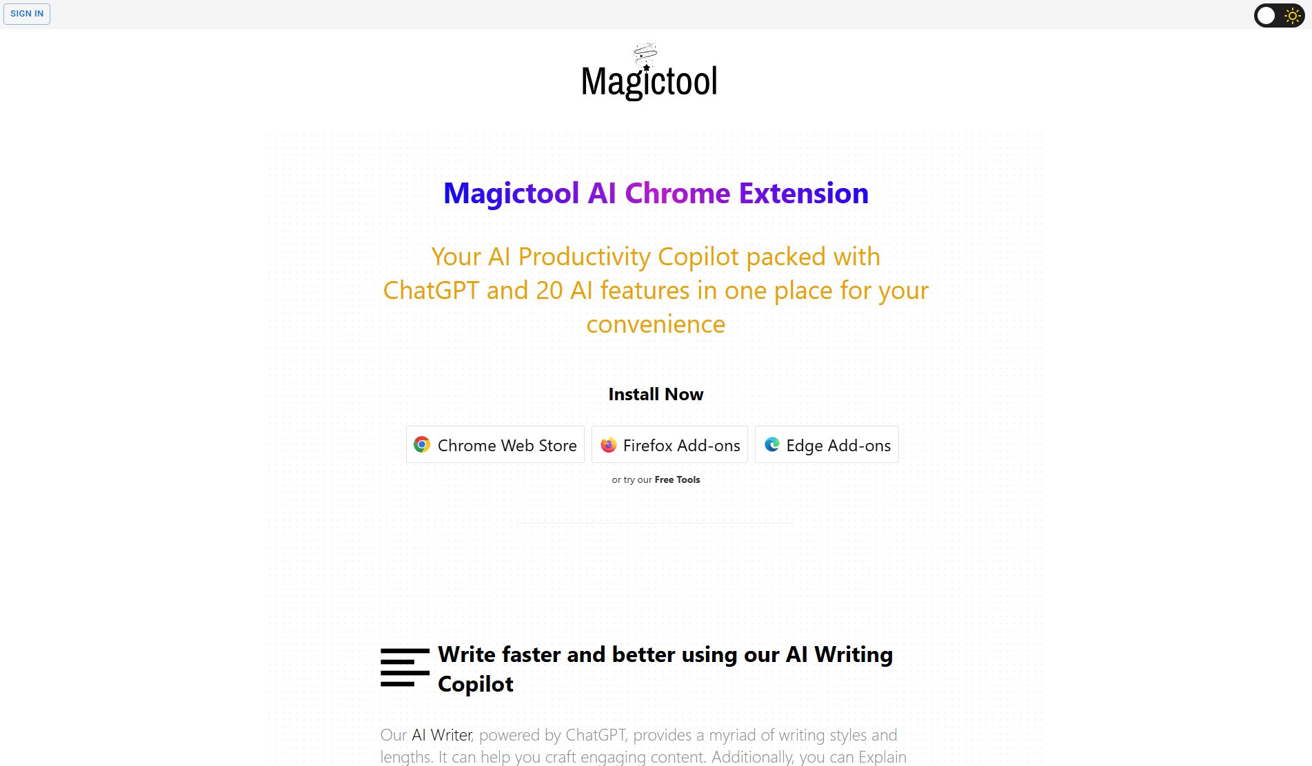 Magictool AI Magictool AI Interface & Screenshots Magictool AI Magictool AI Interface & Screenshots