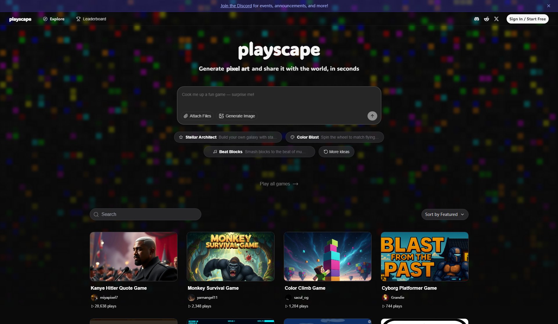 playscape.gg Screenshot