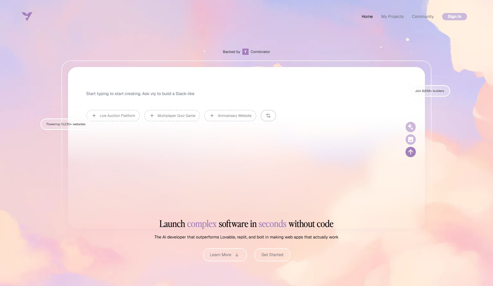 vly.ai Screenshot