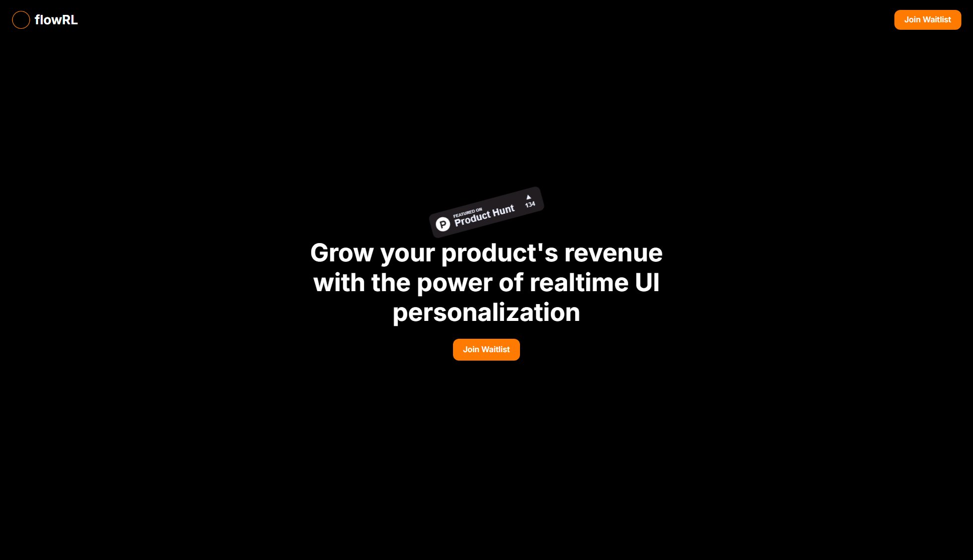 flowRL flowRL Interface & Screenshots flowRL flowRL Interface & Screenshots
