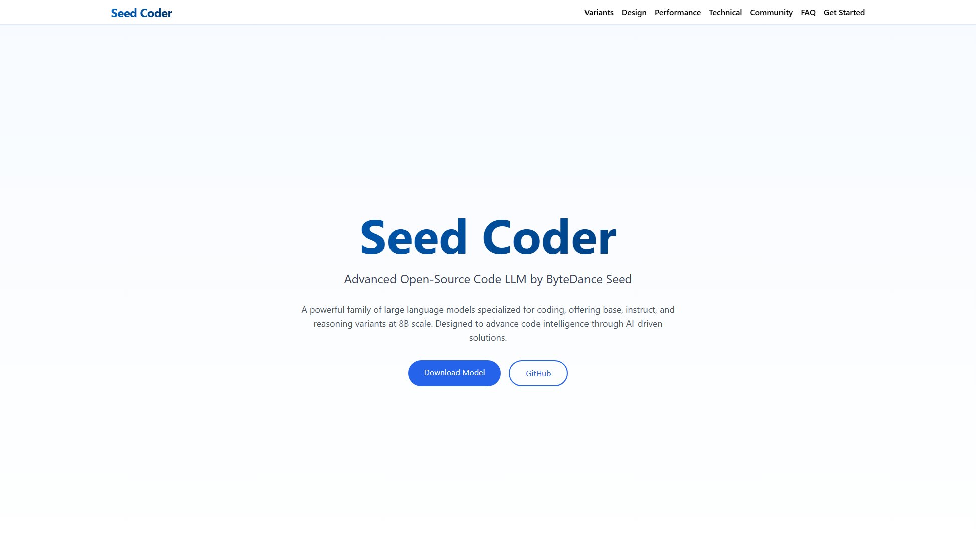 Seed Coder Seed Coder Interface & Screenshots