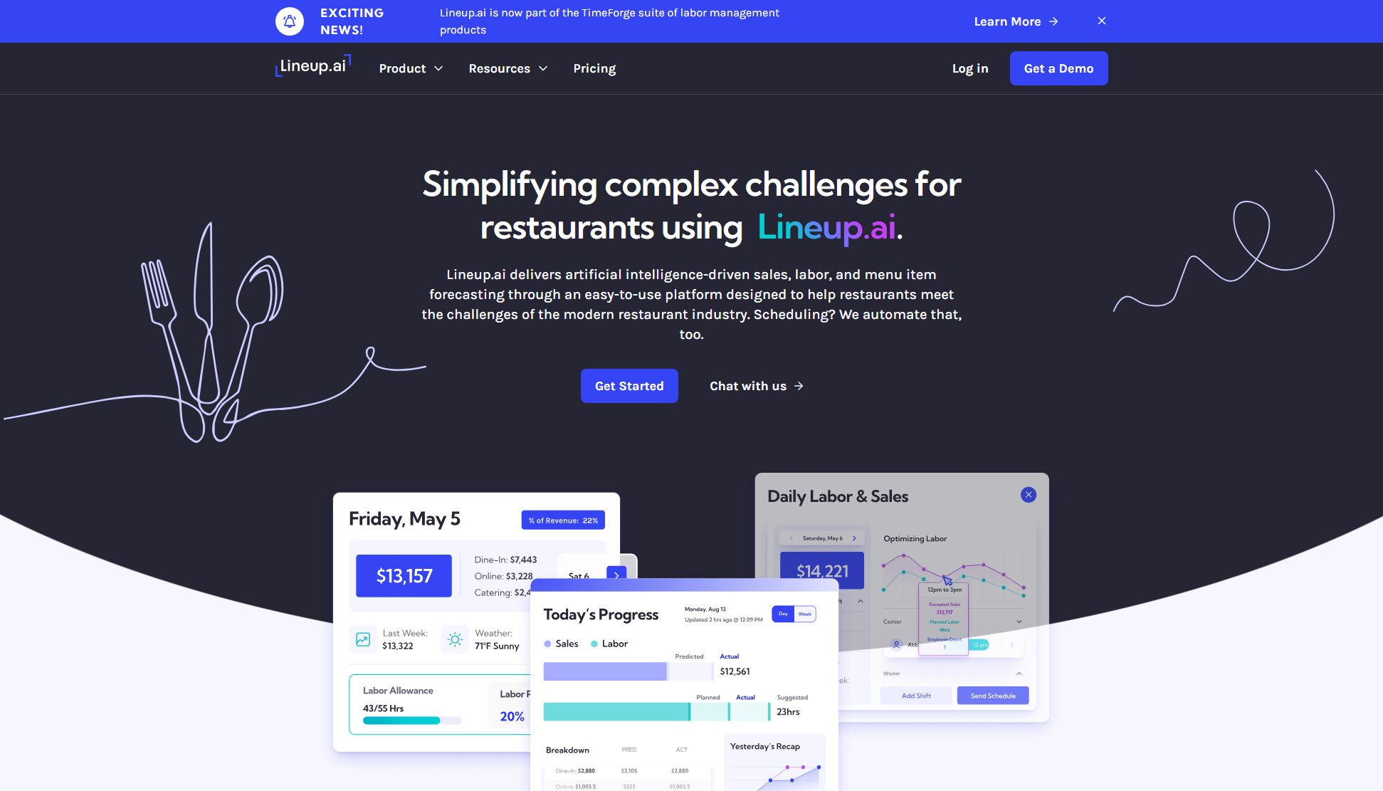 Lineup.ai Lineup.ai Interface & Screenshots