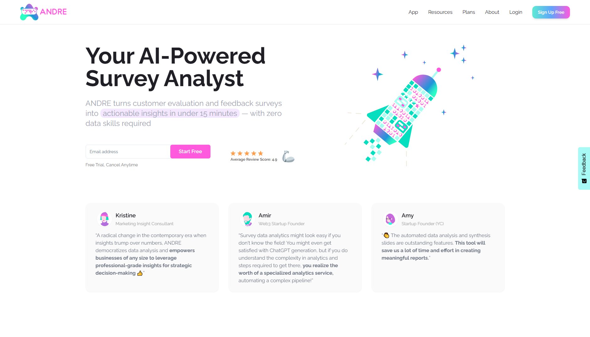 ANDRE ANDRE Interface & Screenshots