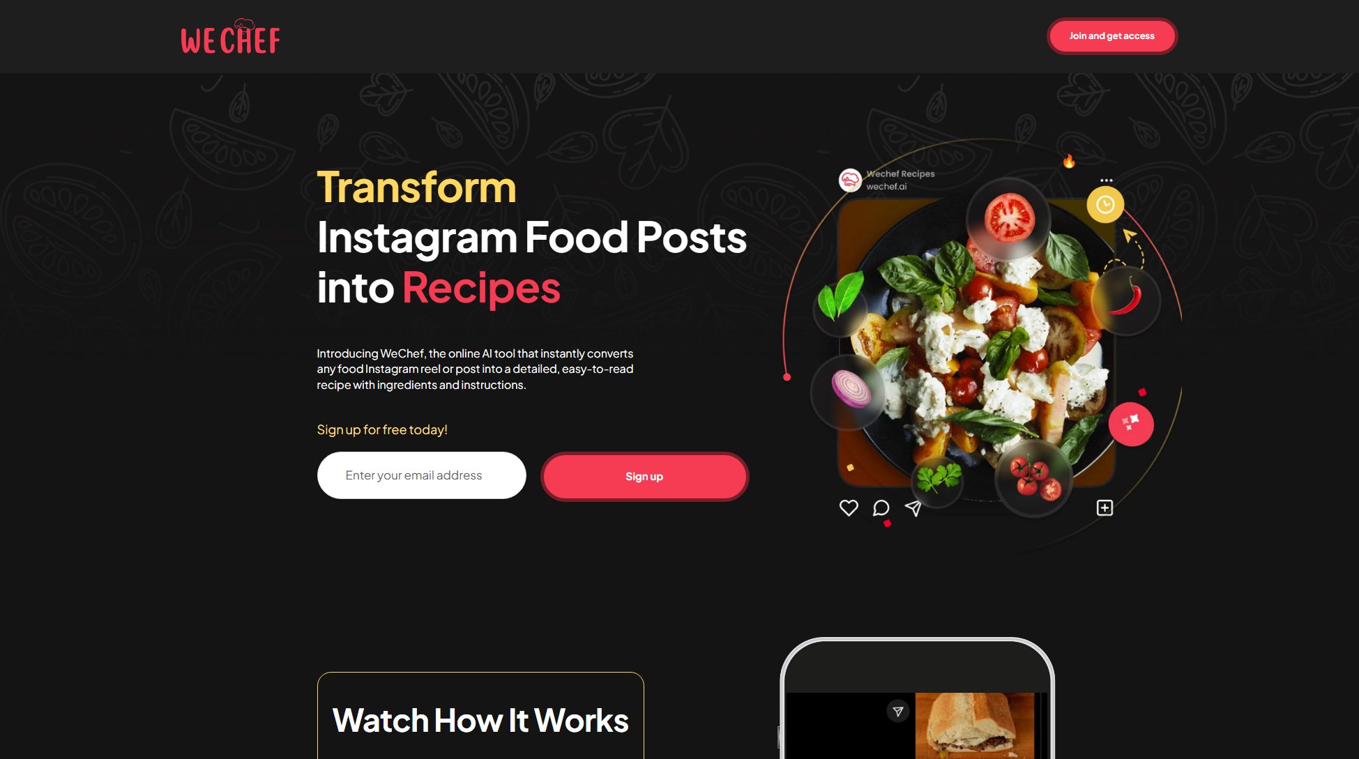 WeChef WeChef Interface & Screenshots WeChef WeChef Interface & Screenshots