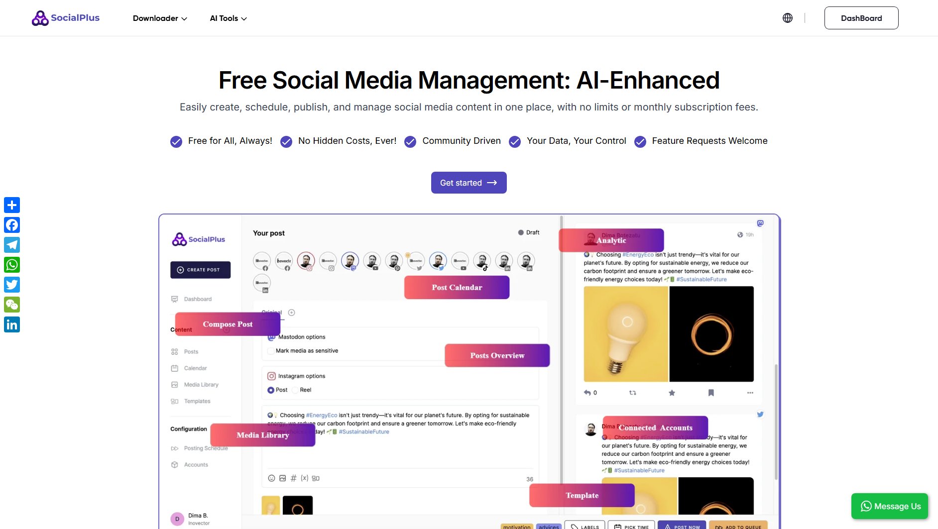 SocialPlus AI SocialPlus AI Interface & Screenshots SocialPlus AI SocialPlus AI Interface & Screenshots