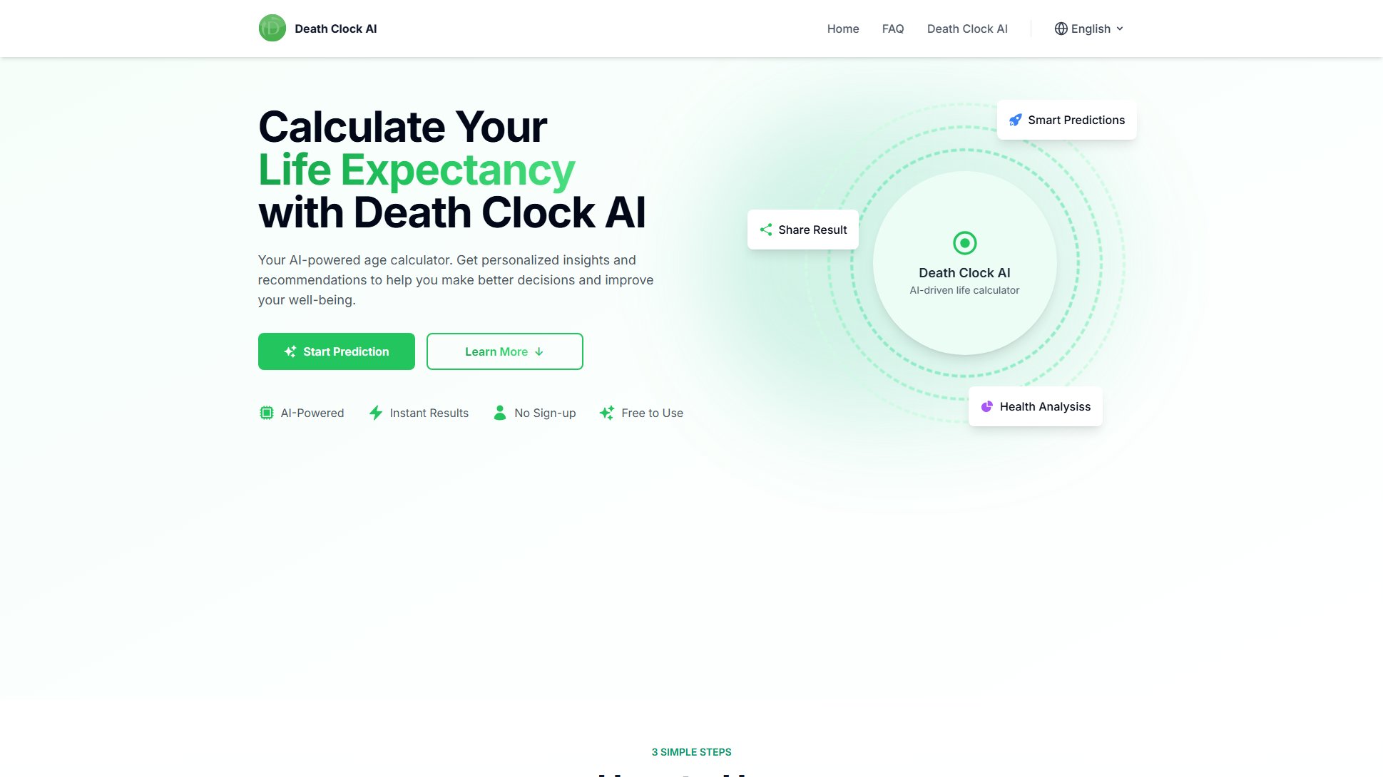 Death Clock AI Death Clock AI Interface & Screenshots Death Clock AI Death Clock AI Interface & Screenshots