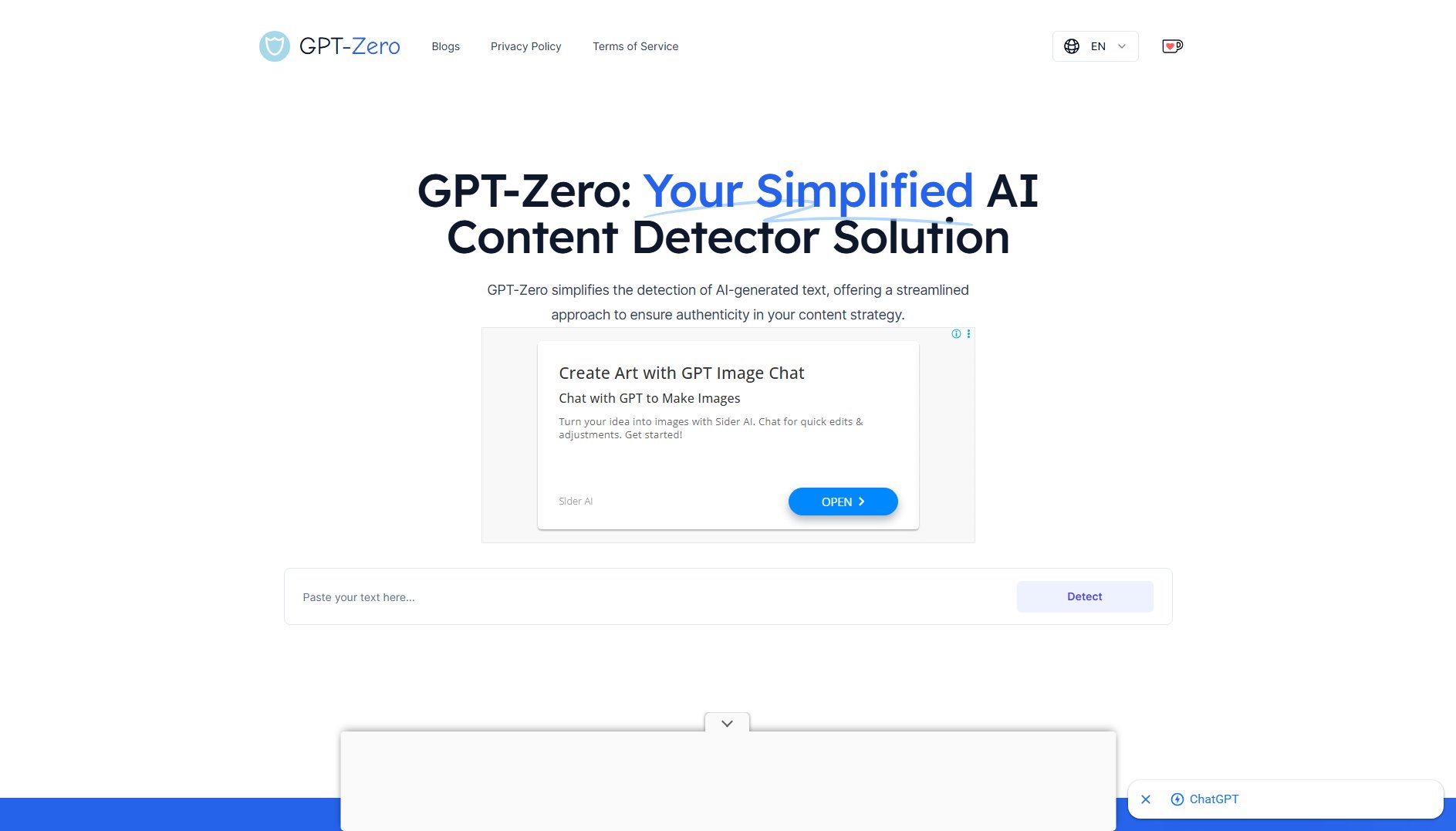 GPT Zero GPT Zero Interface & Screenshots GPT Zero GPT Zero Interface & Screenshots