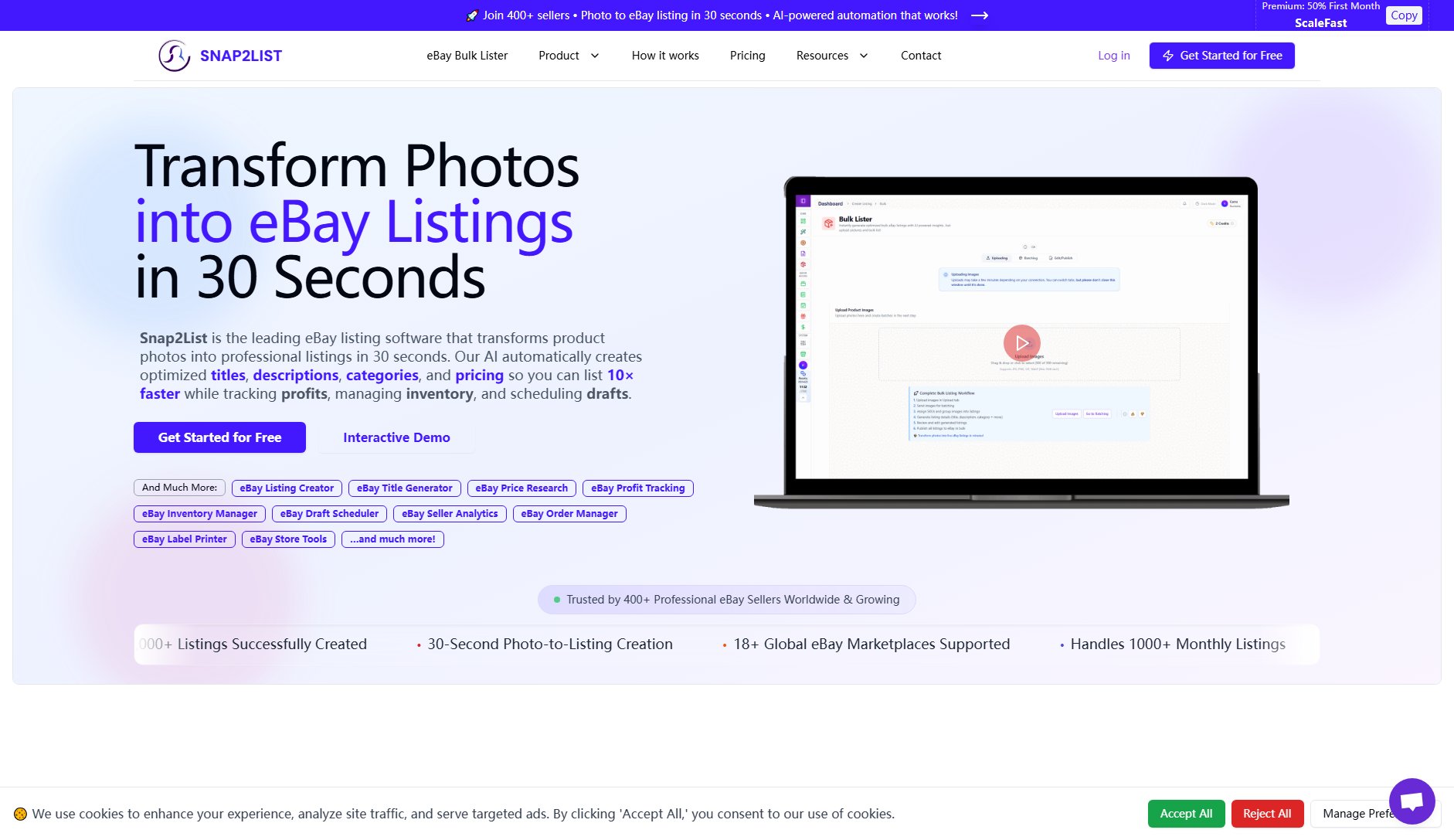 Snap2List Snap2List Interface & Screenshots Snap2List Snap2List Interface & Screenshots