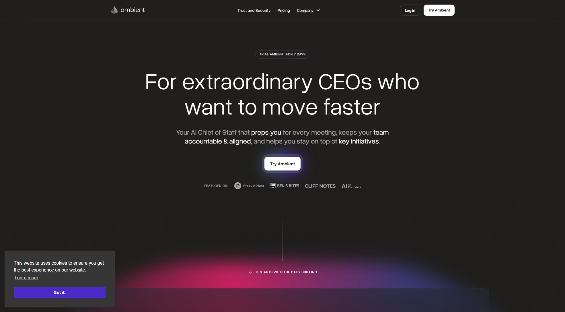 Ambient Ambient Interface & Screenshots Ambient Ambient Interface & Screenshots