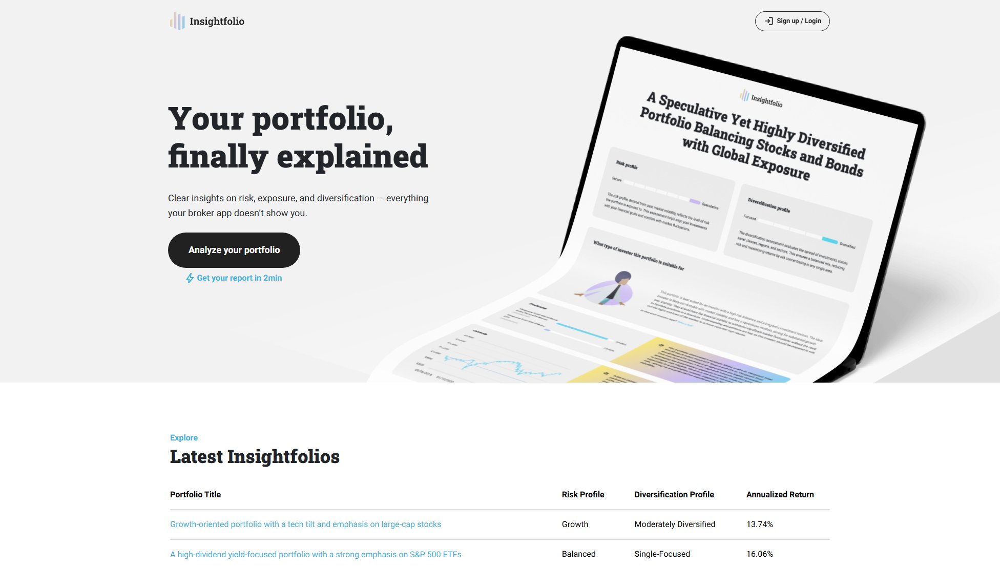 Insightfolio Insightfolio Interface & Screenshots Insightfolio Insightfolio Interface & Screenshots