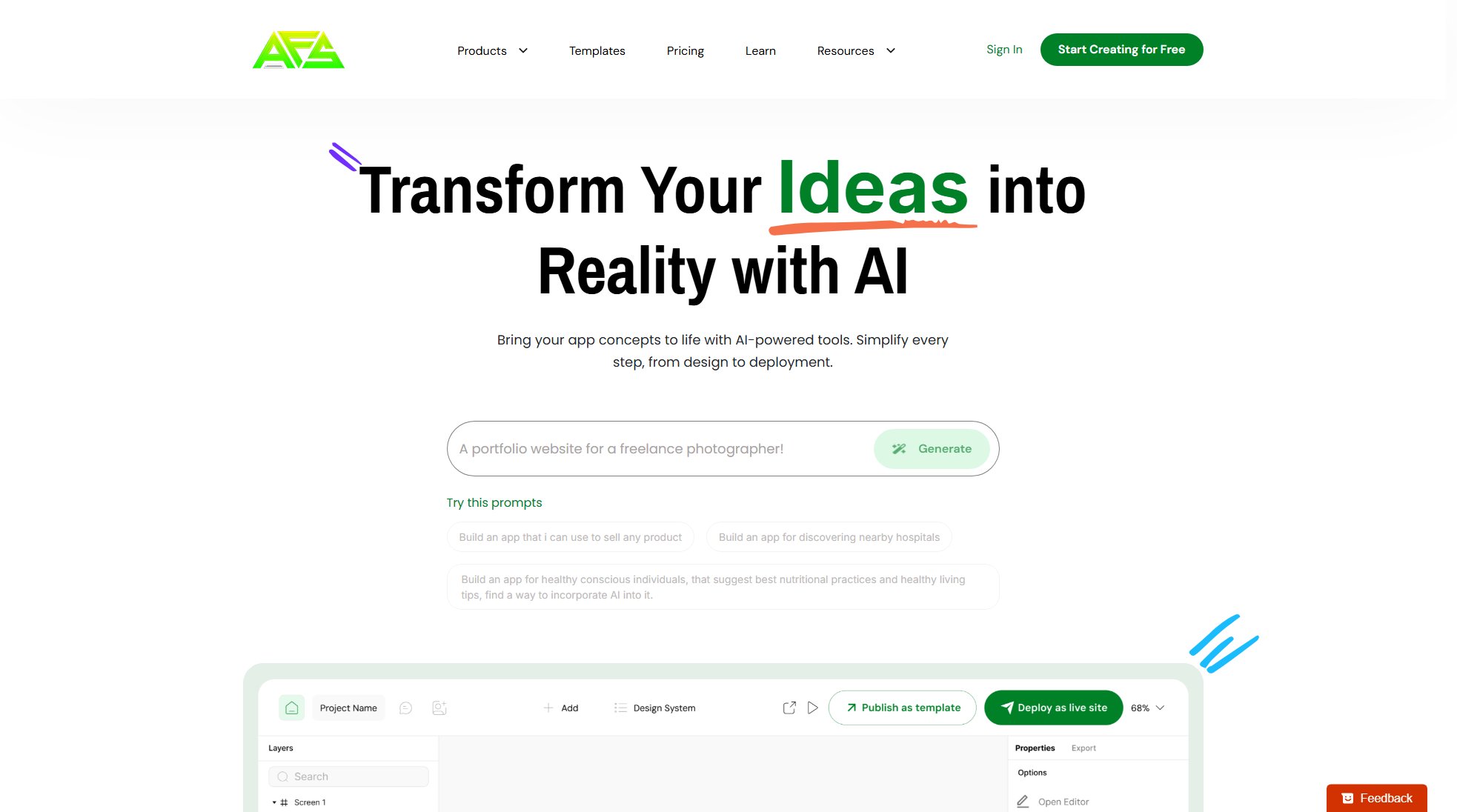 AppForceStudio AppForceStudio Interface & Screenshots