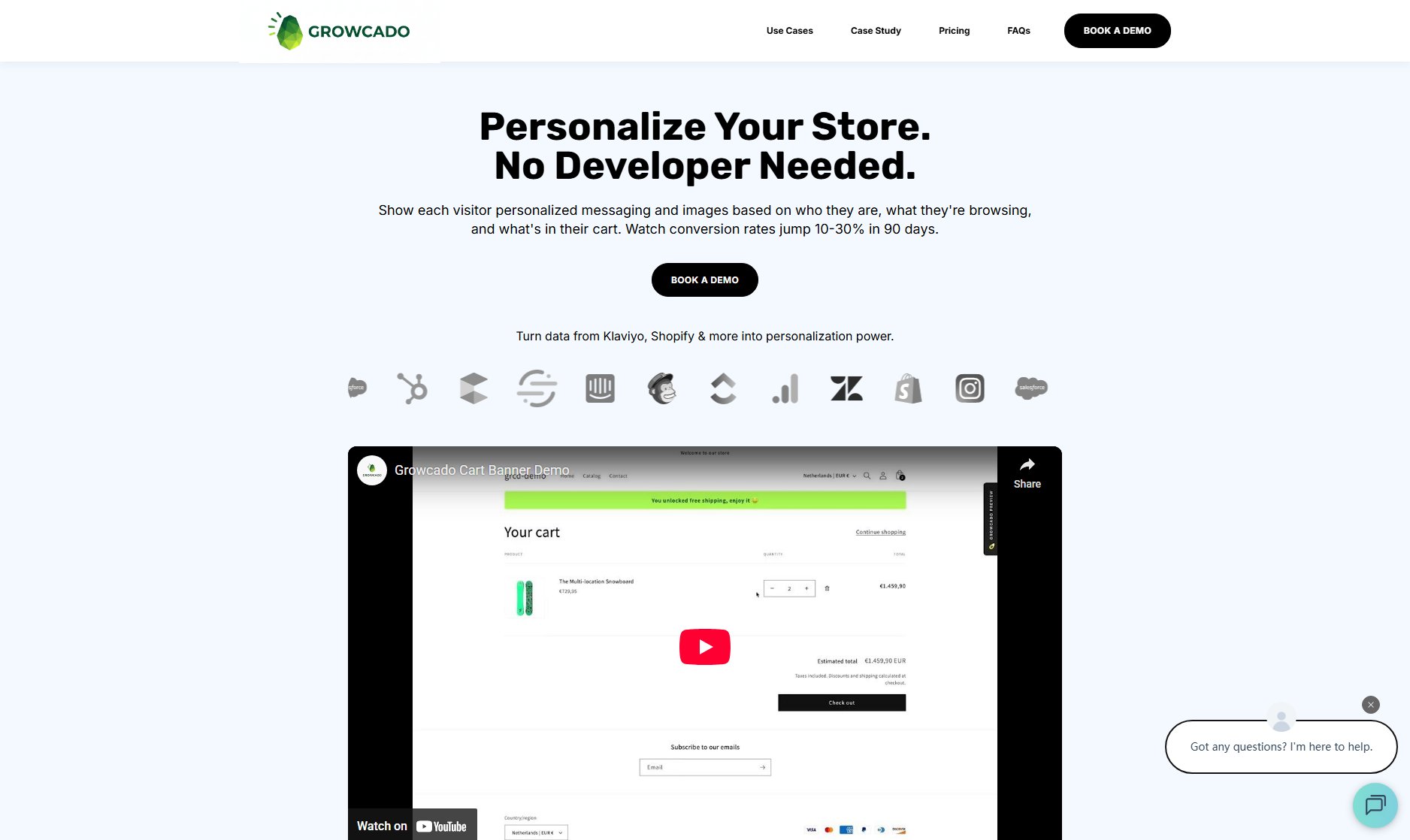 Growcado Growcado Interface & Screenshots