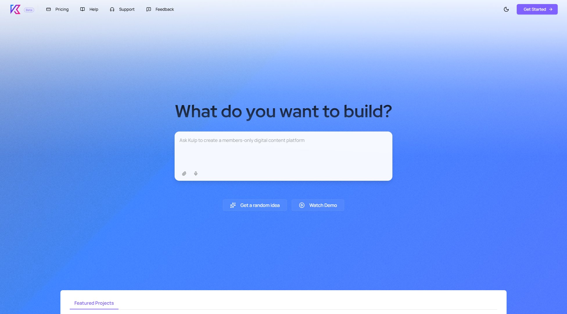 Kulp Kulp Interface & Screenshots
