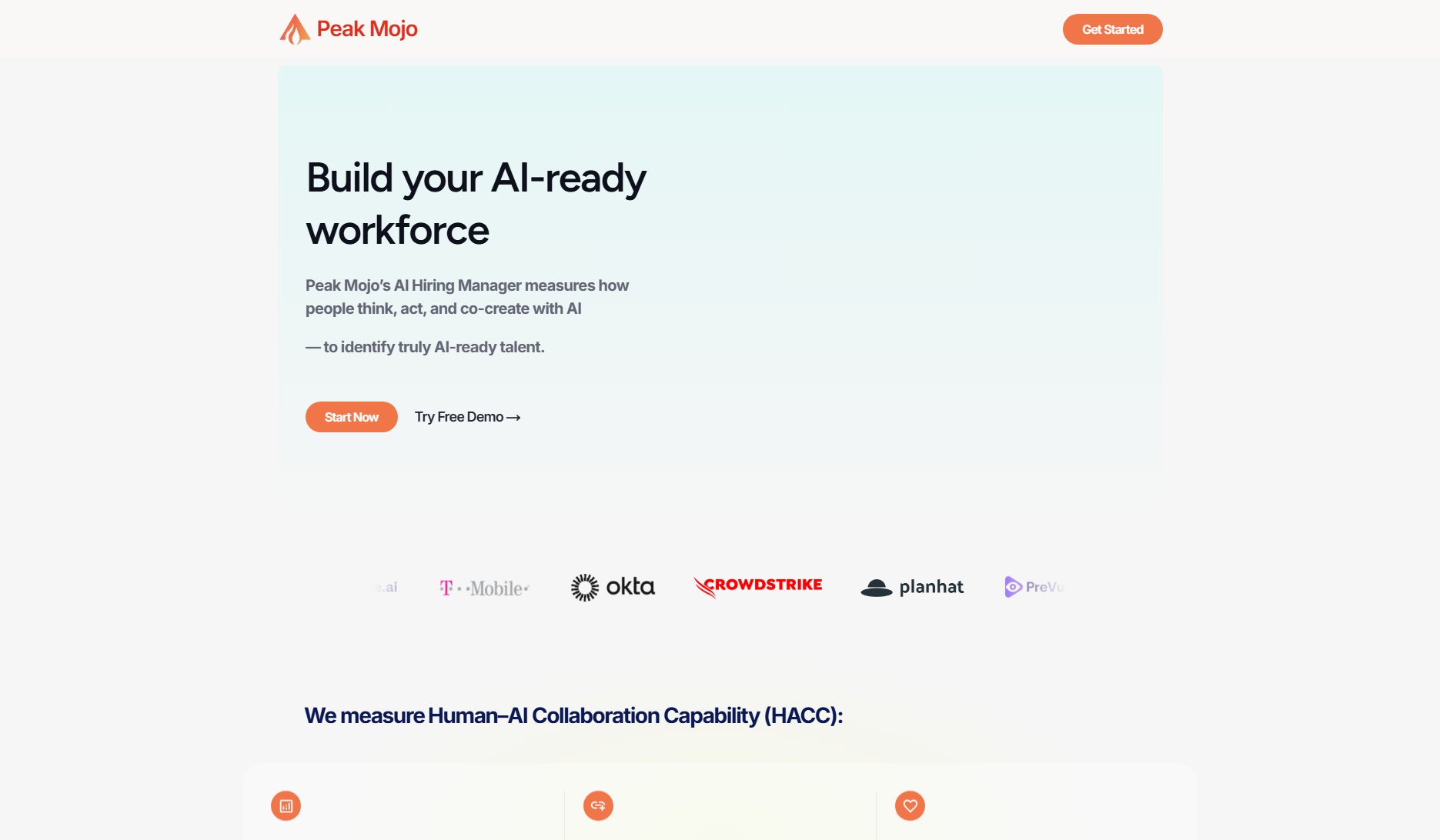 Peak Mojo Peak Mojo Interface & Screenshots