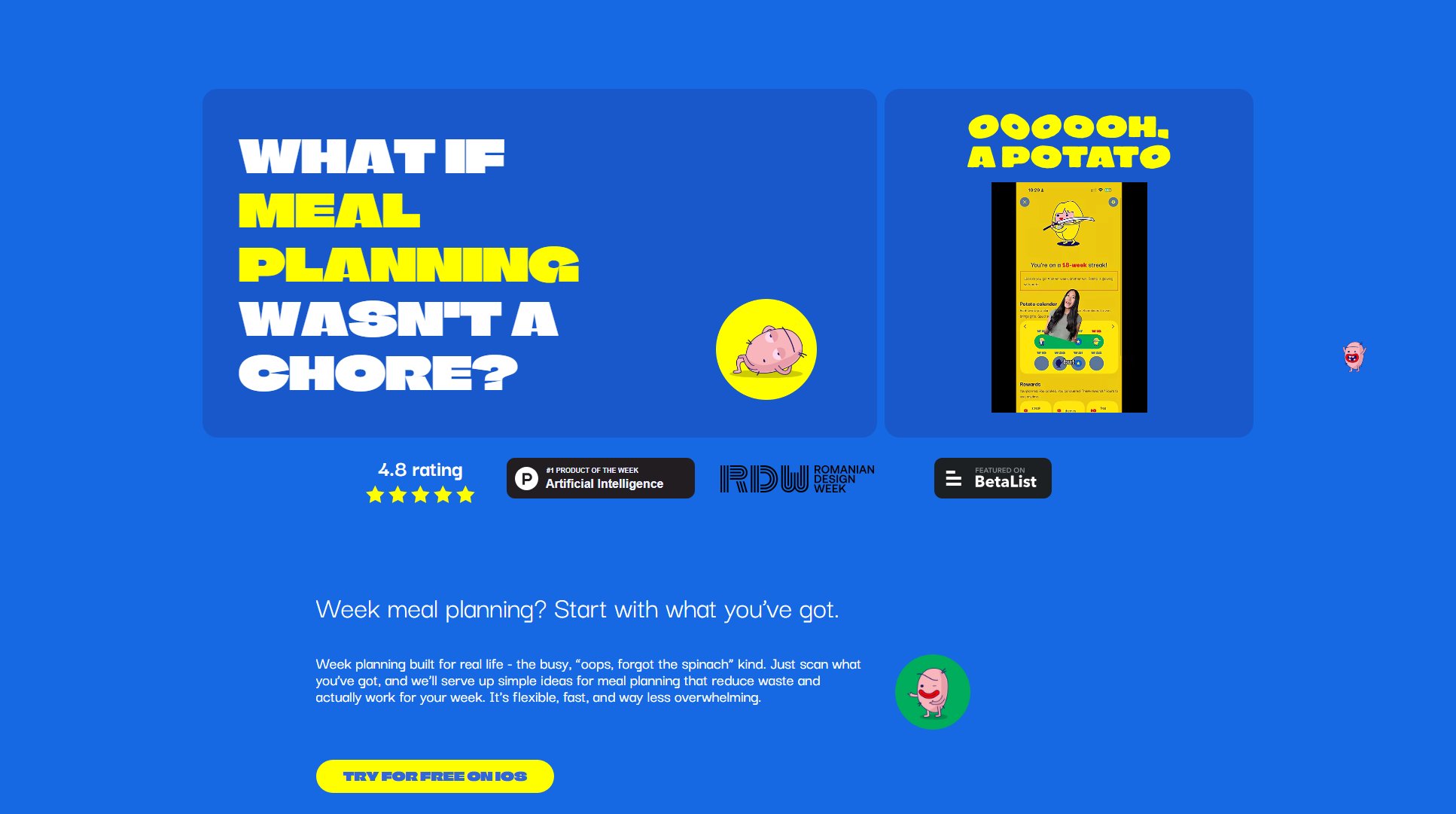 Oh a Potato Oh a Potato Interface & Screenshots Oh a Potato Oh a Potato Interface & Screenshots