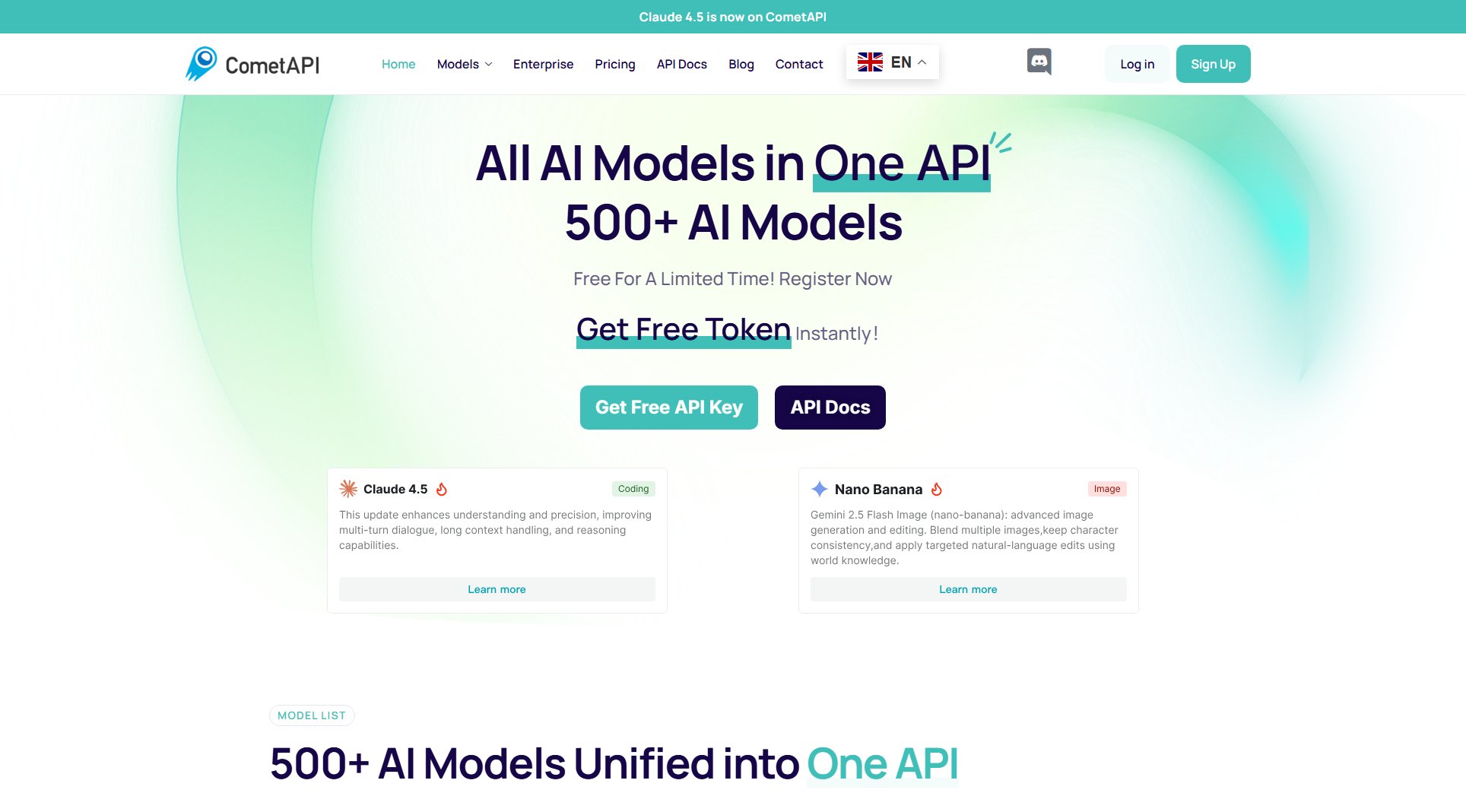 CometAPI CometAPI Interface & Screenshots CometAPI CometAPI Interface & Screenshots