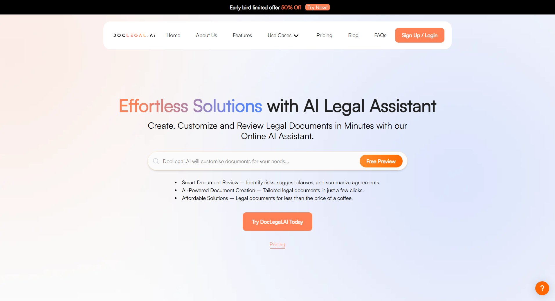 DocLegal.AI DocLegal.AI Interface & Screenshots DocLegal.AI DocLegal.AI Interface & Screenshots