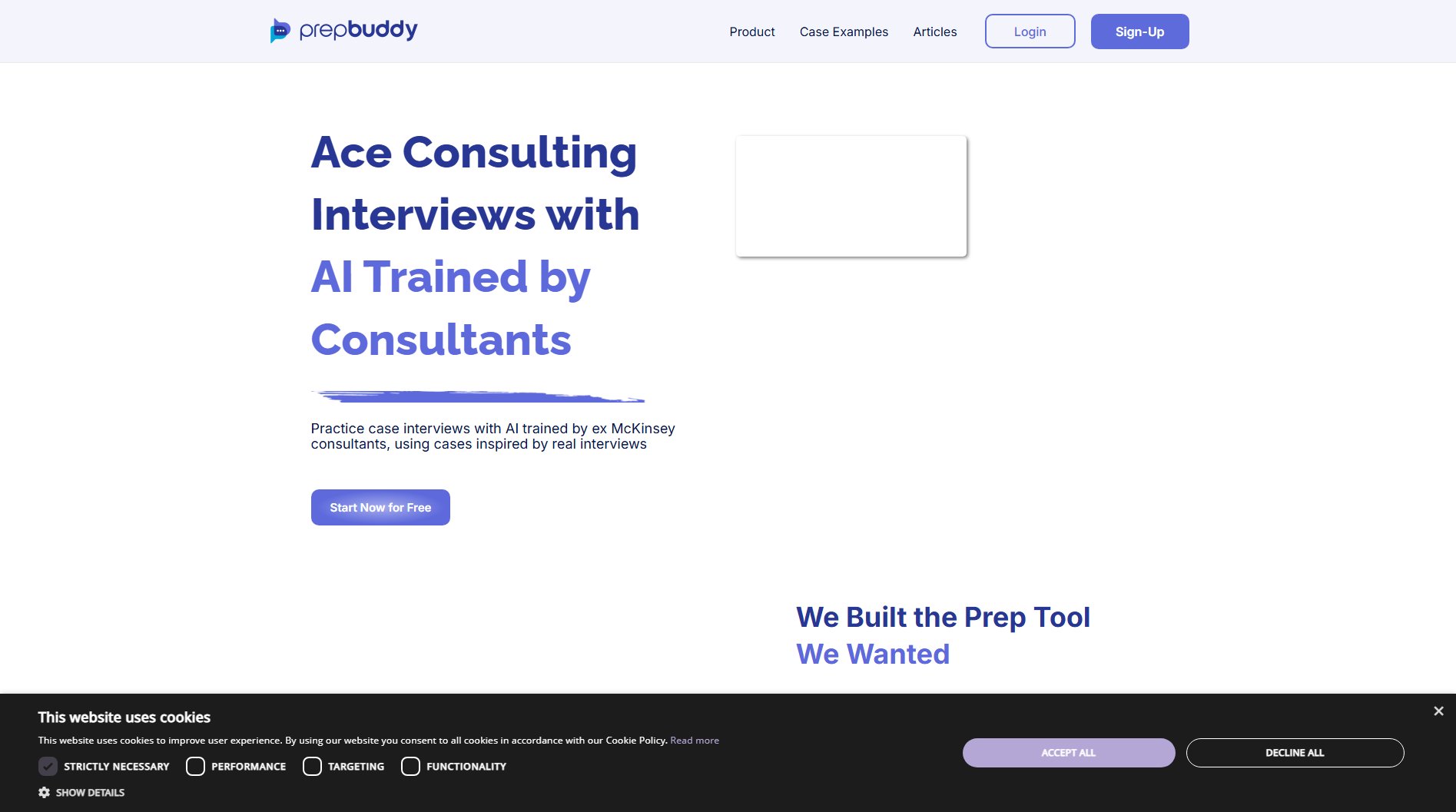 PrepBuddy PrepBuddy Interface & Screenshots