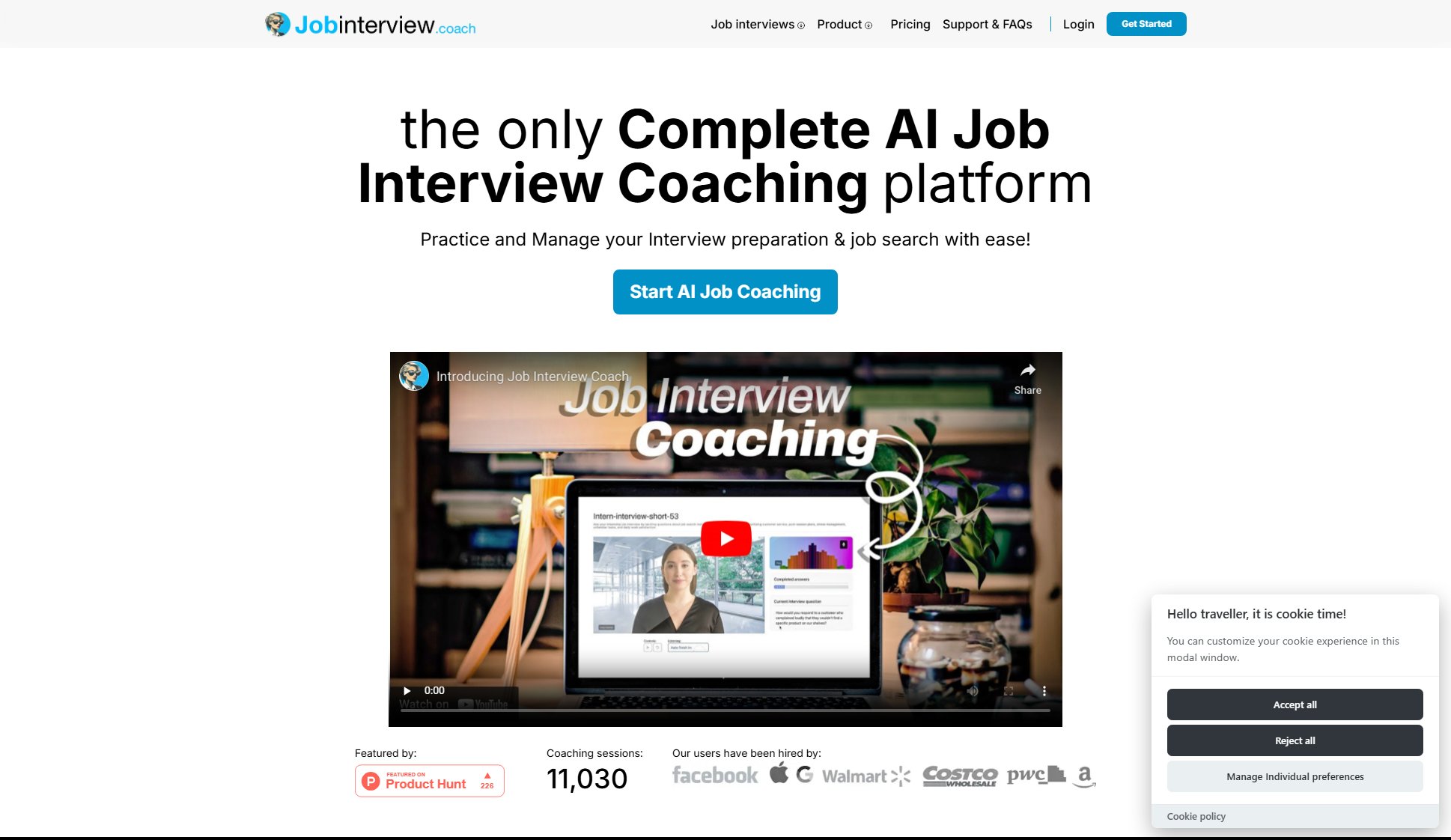 JobInterview.coach JobInterview.coach Interface & Screenshots JobInterview.coach JobInterview.coach Interface & Screenshots