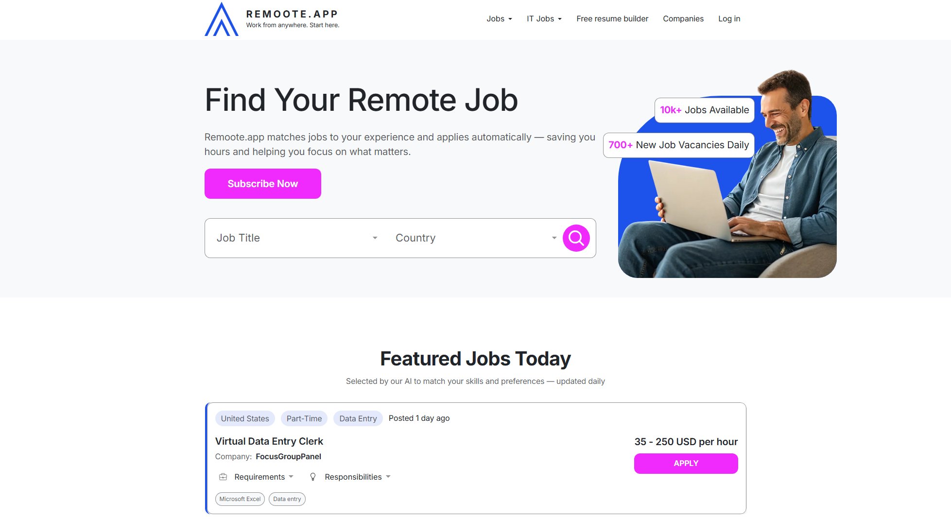 Remoote Remoote Interface & Screenshots