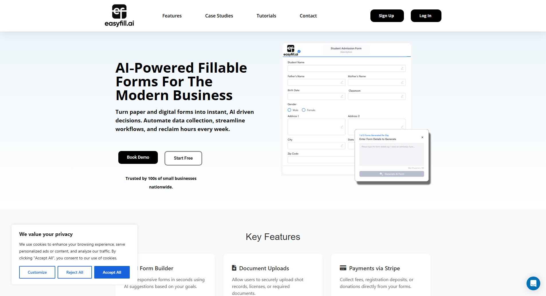 EasyFill.Ai EasyFill.Ai Interface & Screenshots