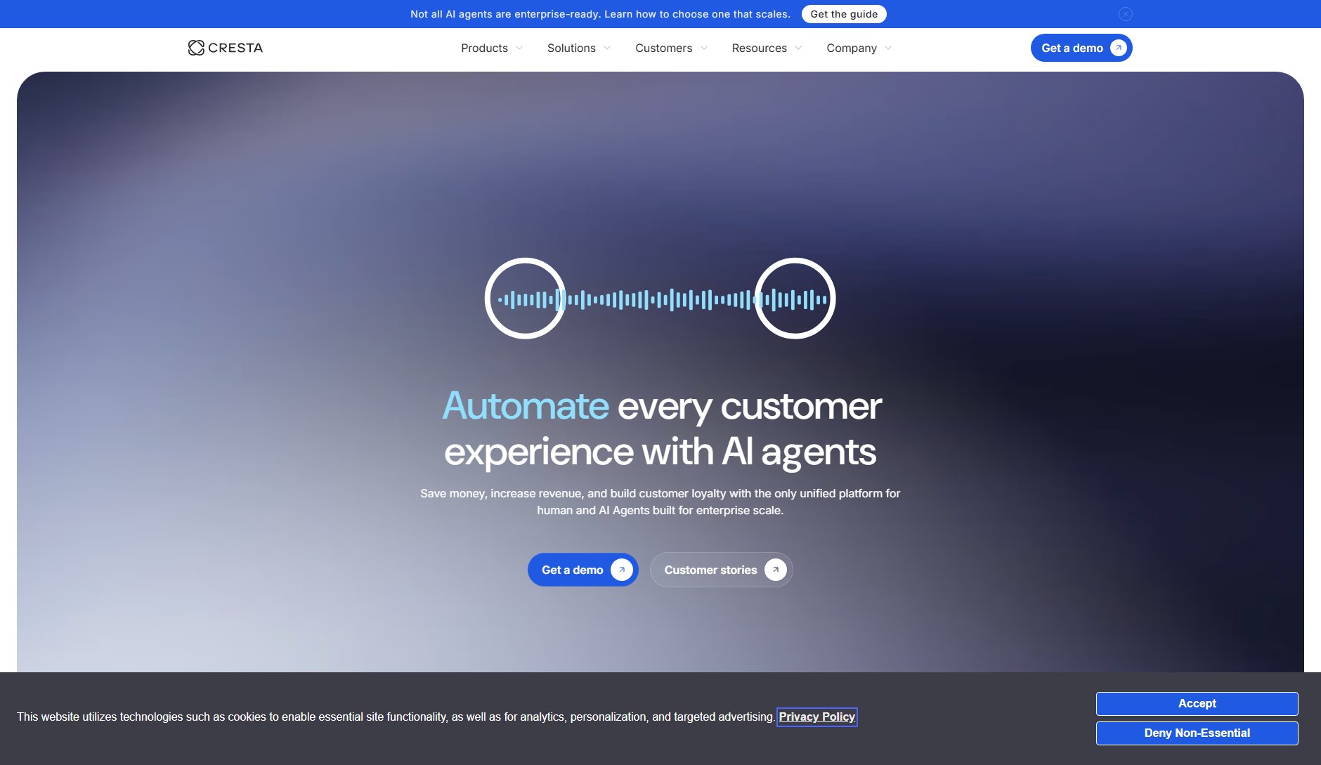 Cresta Cresta Interface & Screenshots Cresta Cresta Interface & Screenshots