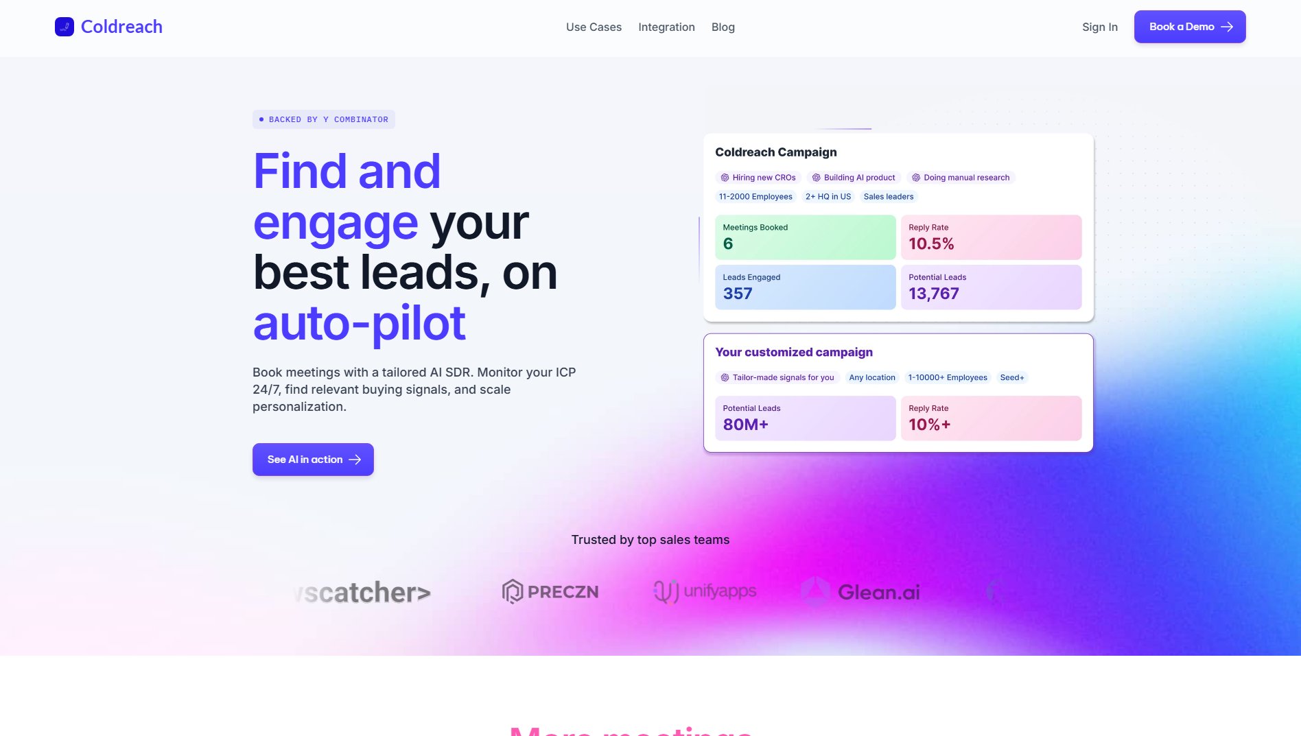Coldreach Coldreach Interface & Screenshots Coldreach Coldreach Interface & Screenshots