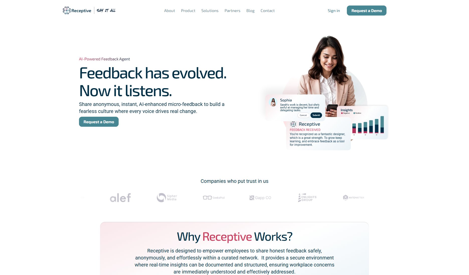 Receptive Receptive Interface & Screenshots Receptive Receptive Interface & Screenshots