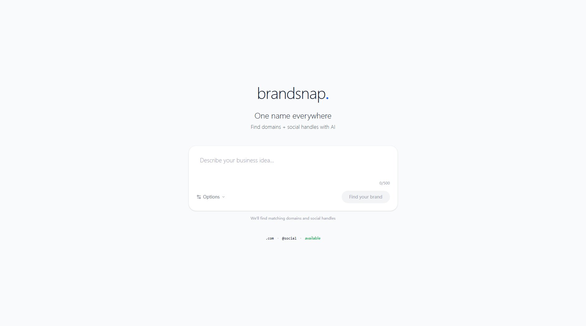 Brandsnap.ai Screenshot Brandsnap.ai Screenshot