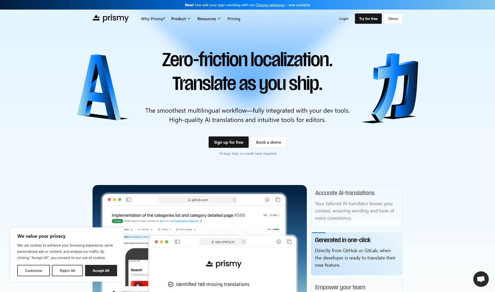 Prismy Prismy Interface & Screenshots