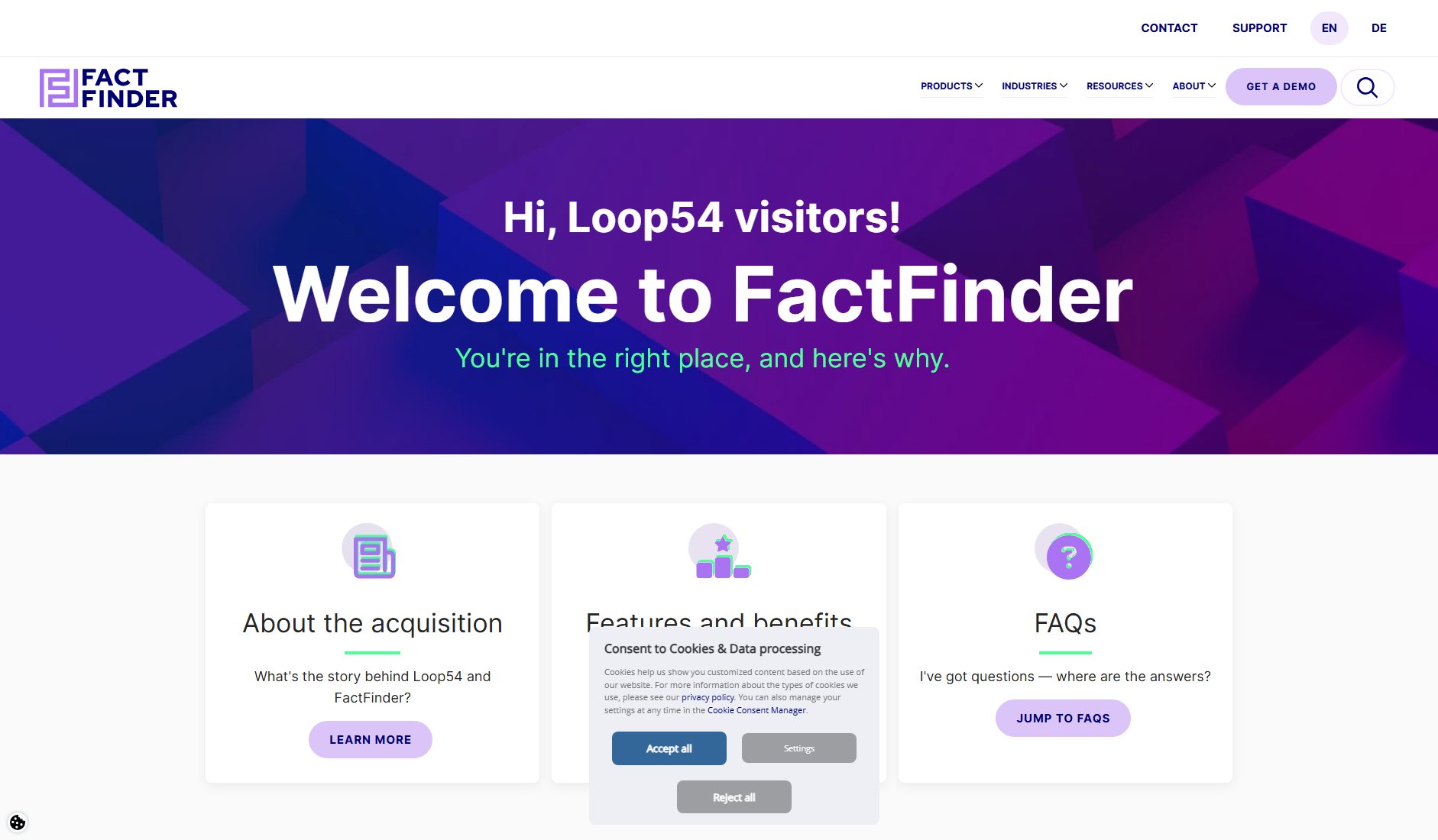 FactFinder Infinity FactFinder Infinity Interface & Screenshots FactFinder Infinity FactFinder Infinity Interface & Screenshots