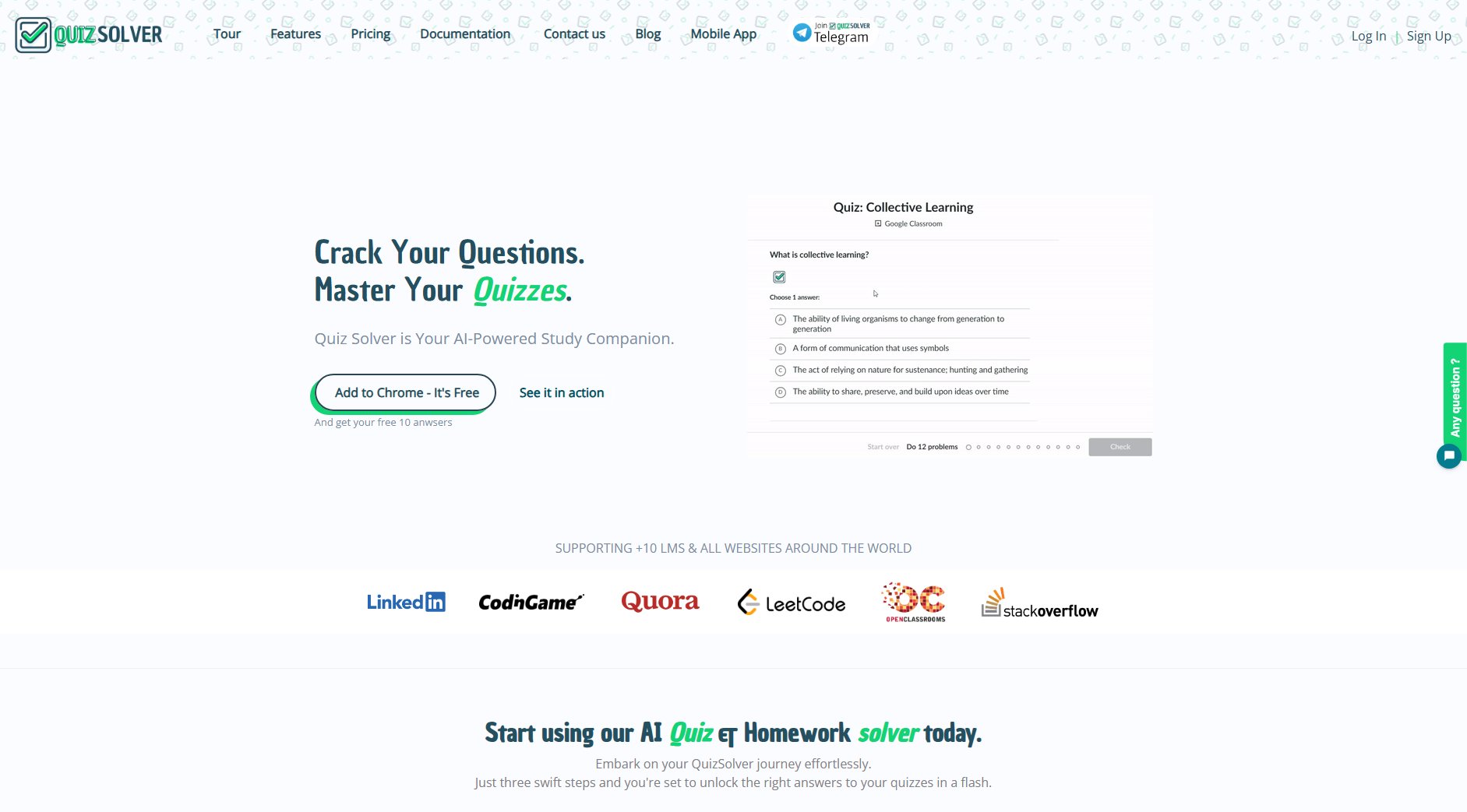 Quiz Solver Quiz Solver Interface & Screenshots Quiz Solver Quiz Solver Interface & Screenshots