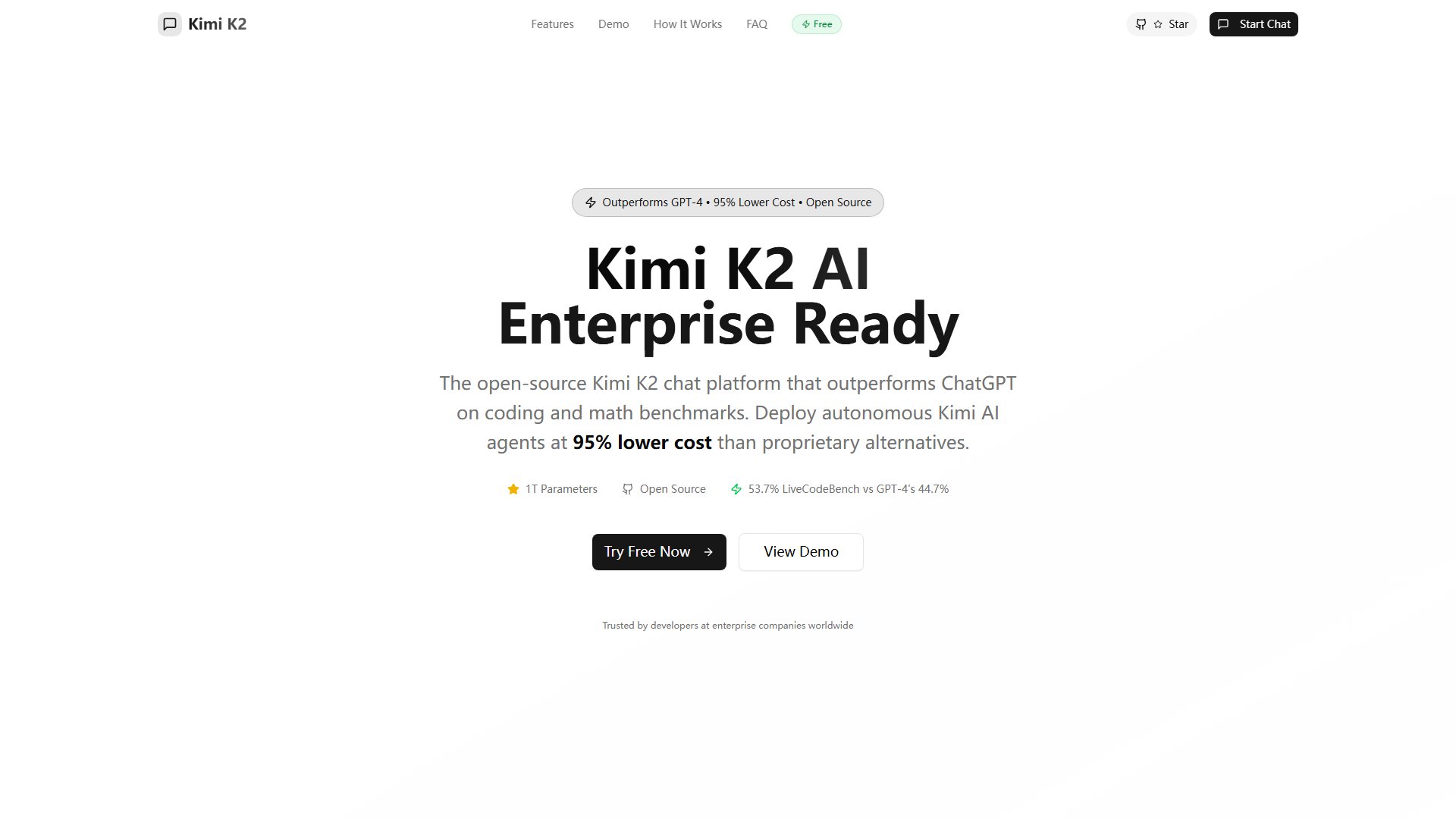 Kimi K2 AI Screenshot Kimi K2 AI Screenshot