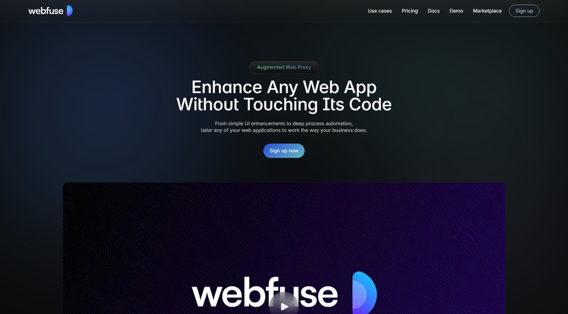 Webfuse Webfuse Interface & Screenshots Webfuse Webfuse Interface & Screenshots