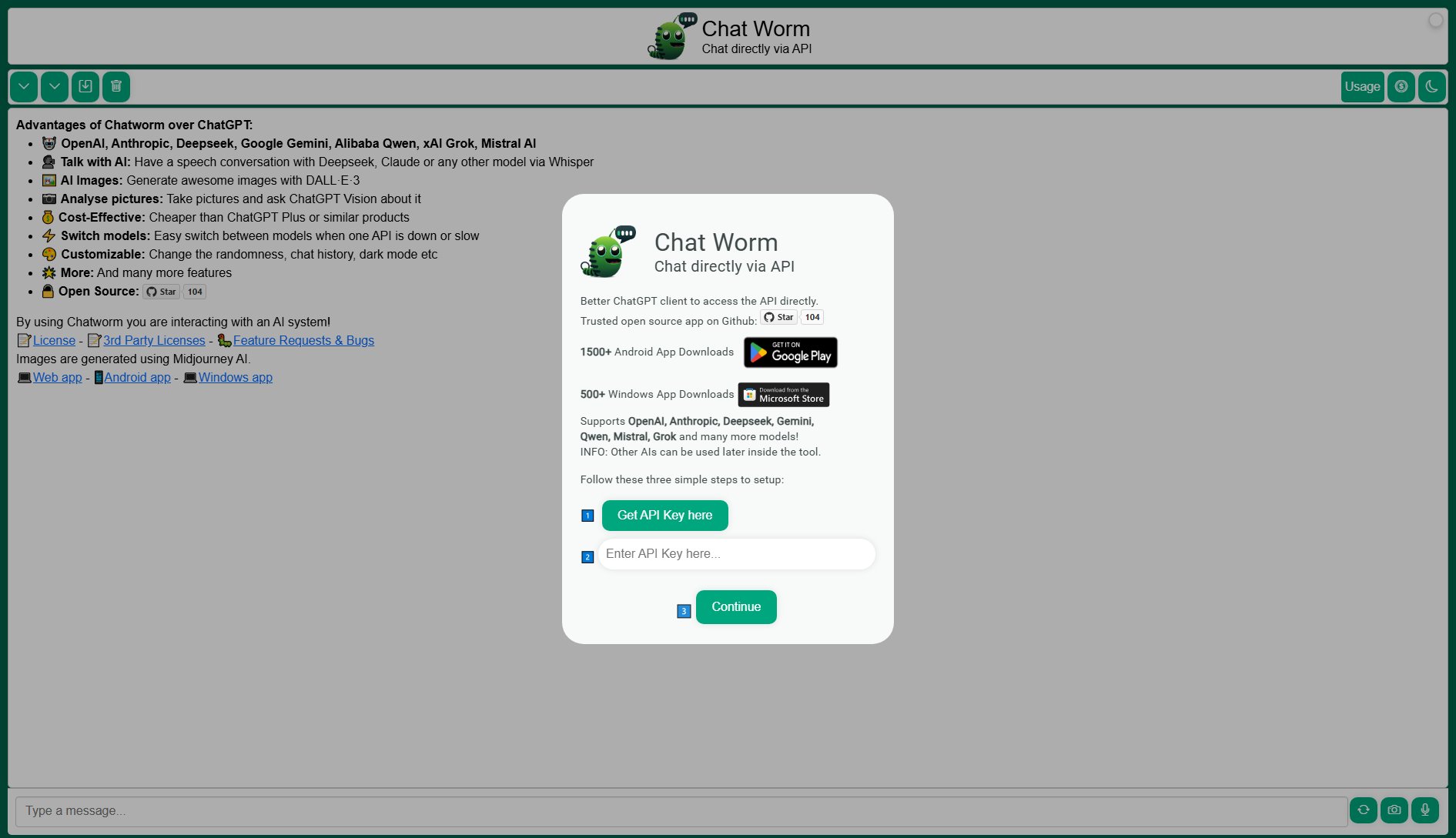 Chatworm Chatworm Interface & Screenshots Chatworm Chatworm Interface & Screenshots