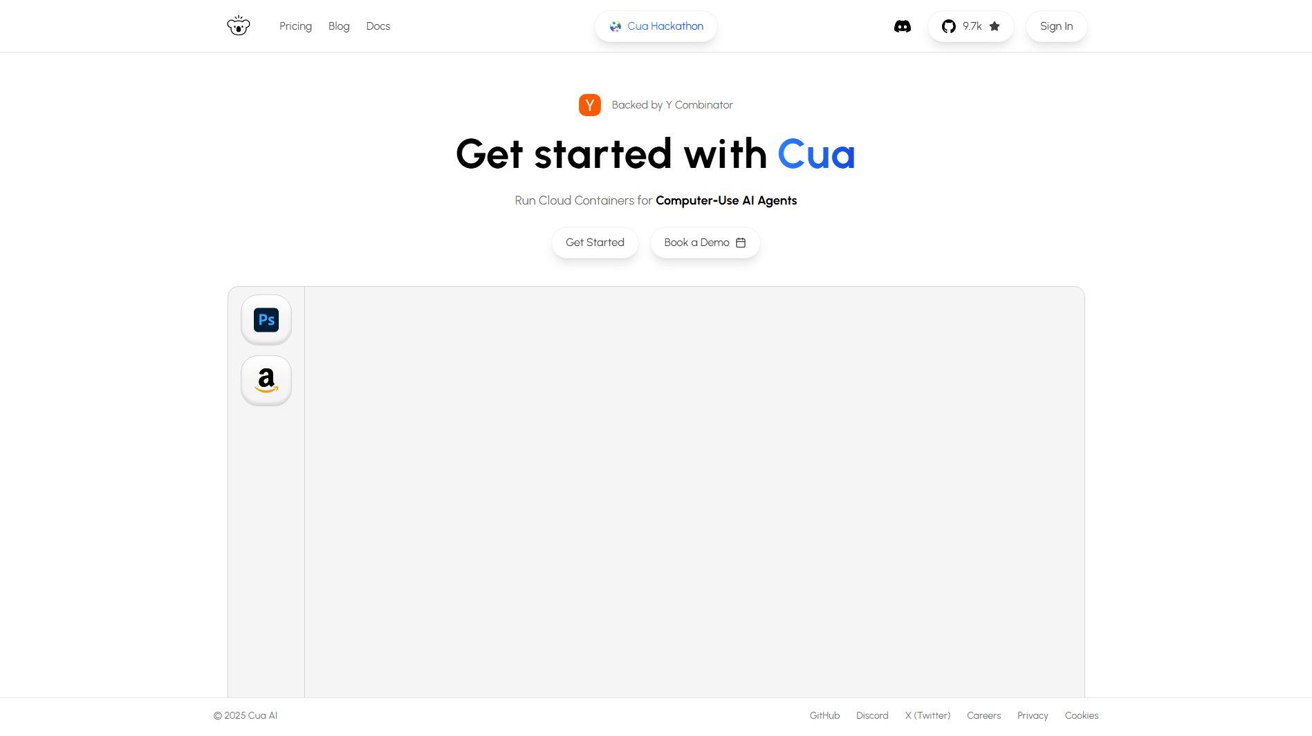 Cua Cua Interface & Screenshots