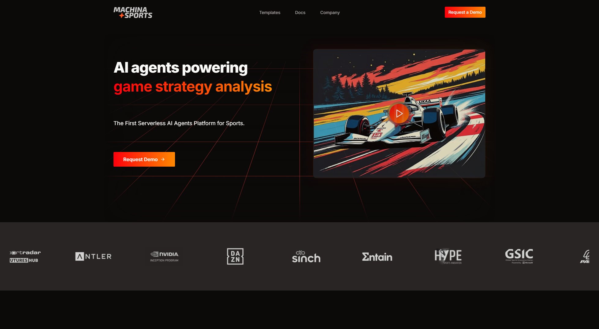 Machina Sports Machina Sports Interface & Screenshots Machina Sports Machina Sports Interface & Screenshots