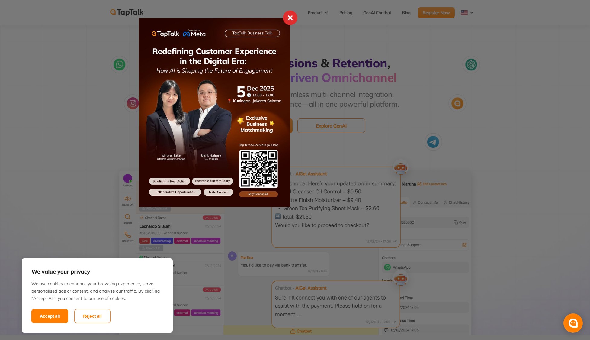 OneTalk by TapTalk OneTalk by TapTalk Interface & Screenshots