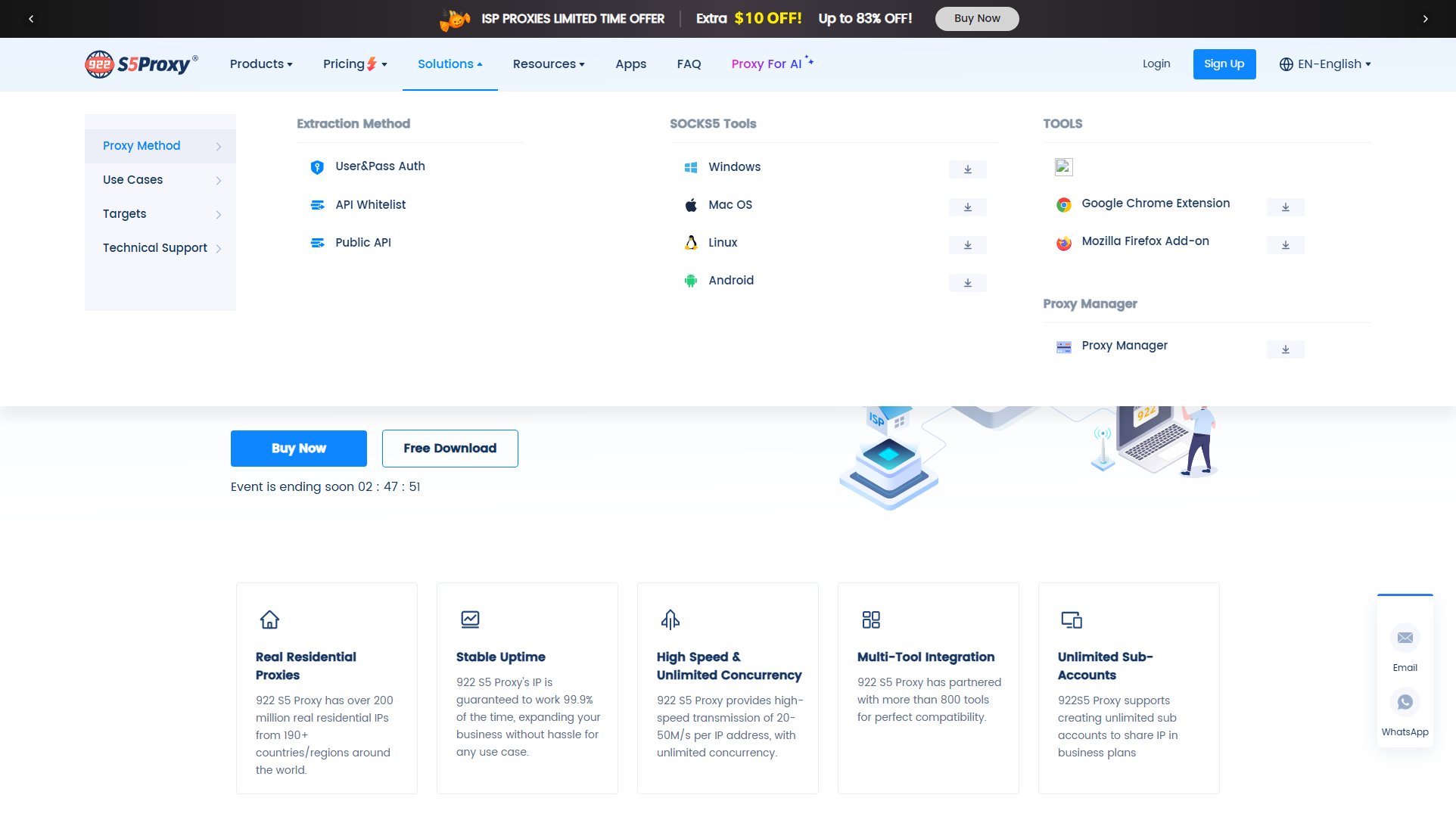 922S5Proxy 922S5Proxy Interface & Screenshots