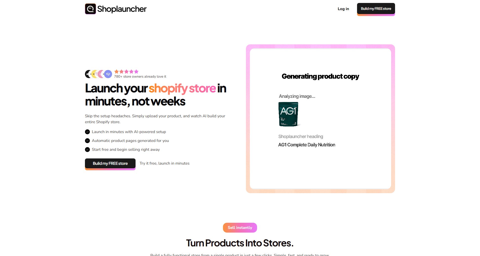 Shoplauncher AI Shoplauncher AI Interface & Screenshots Shoplauncher AI Shoplauncher AI Interface & Screenshots