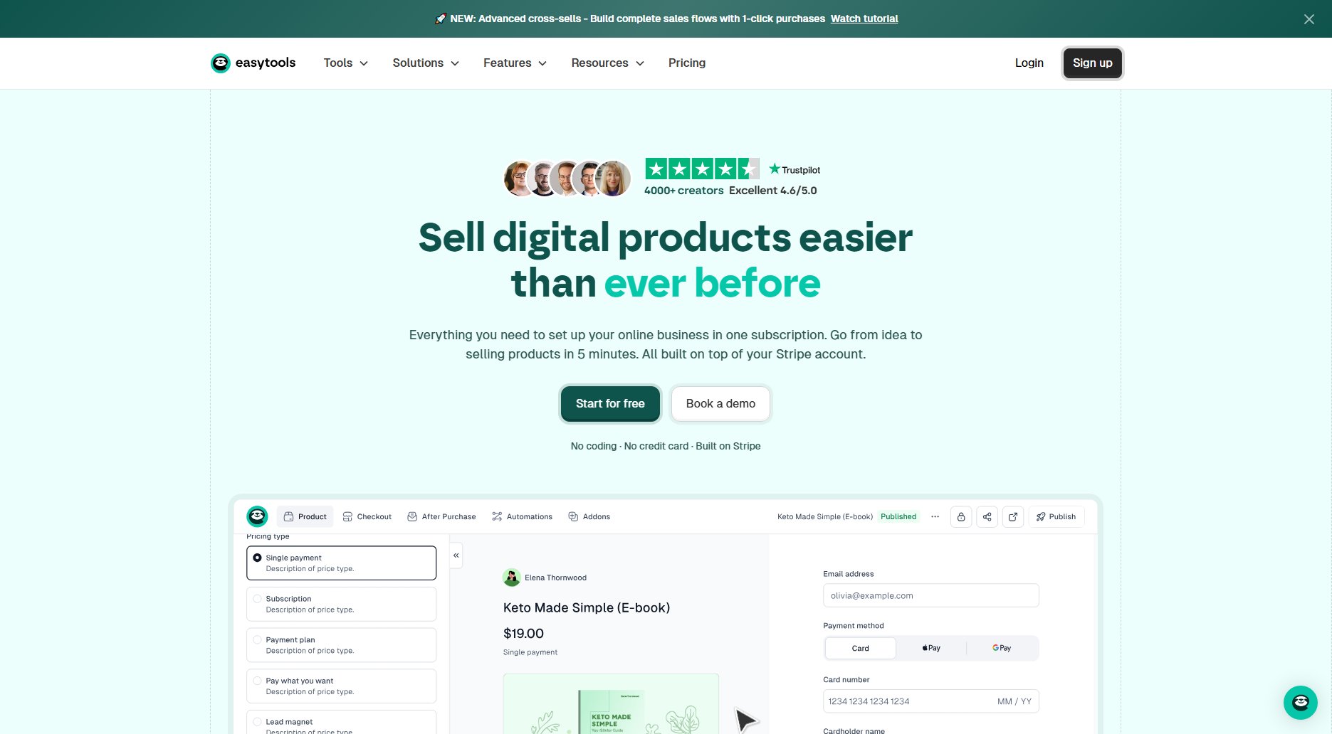 Easytools Easytools Interface & Screenshots