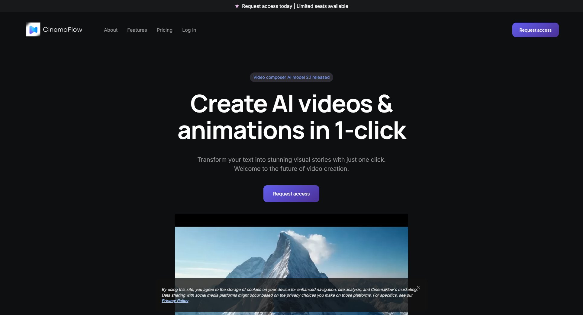CinemaFlow AI CinemaFlow AI Interface & Screenshots
