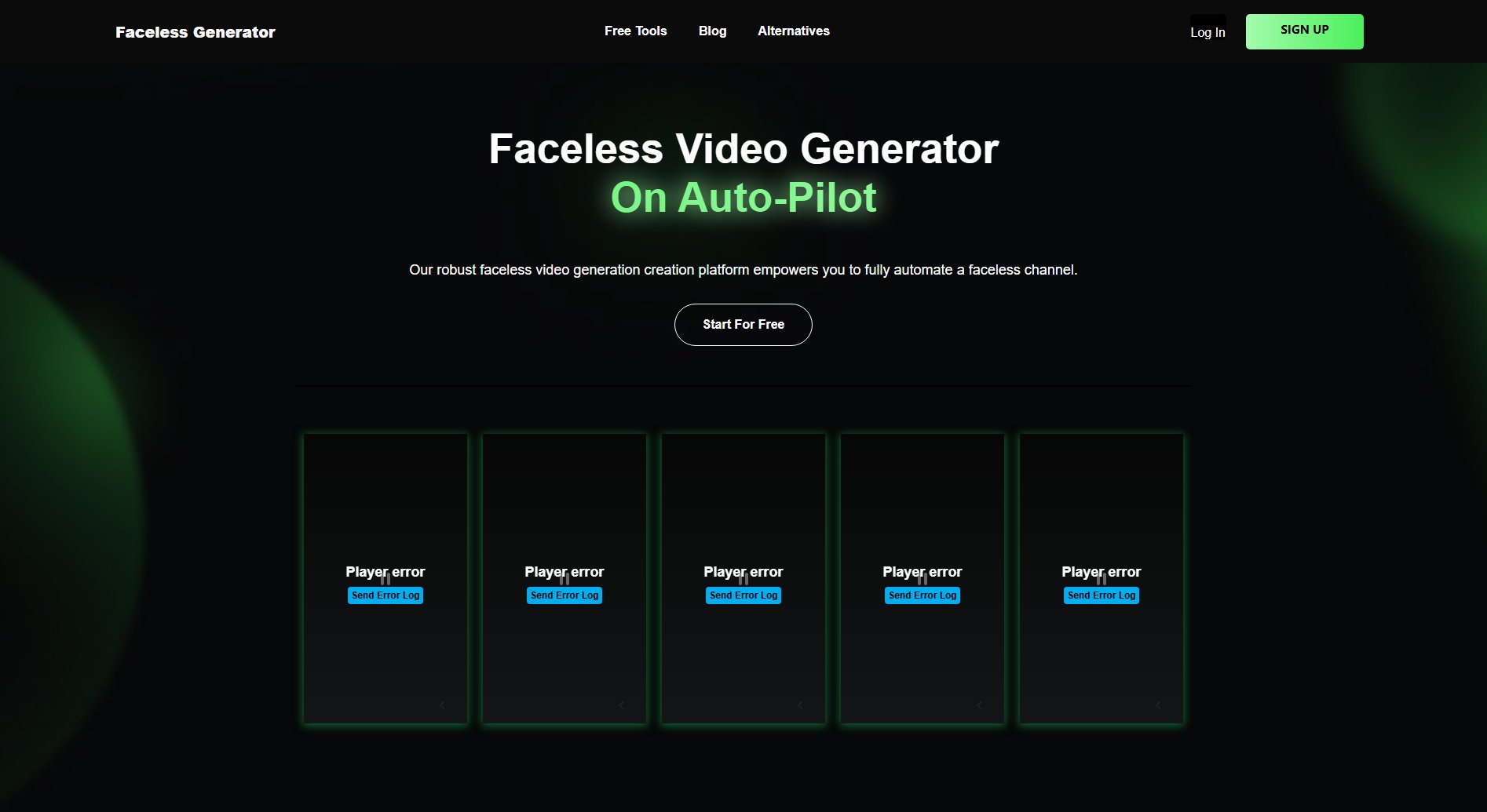 Faceless Video Generator Faceless Video Generator Interface & Screenshots