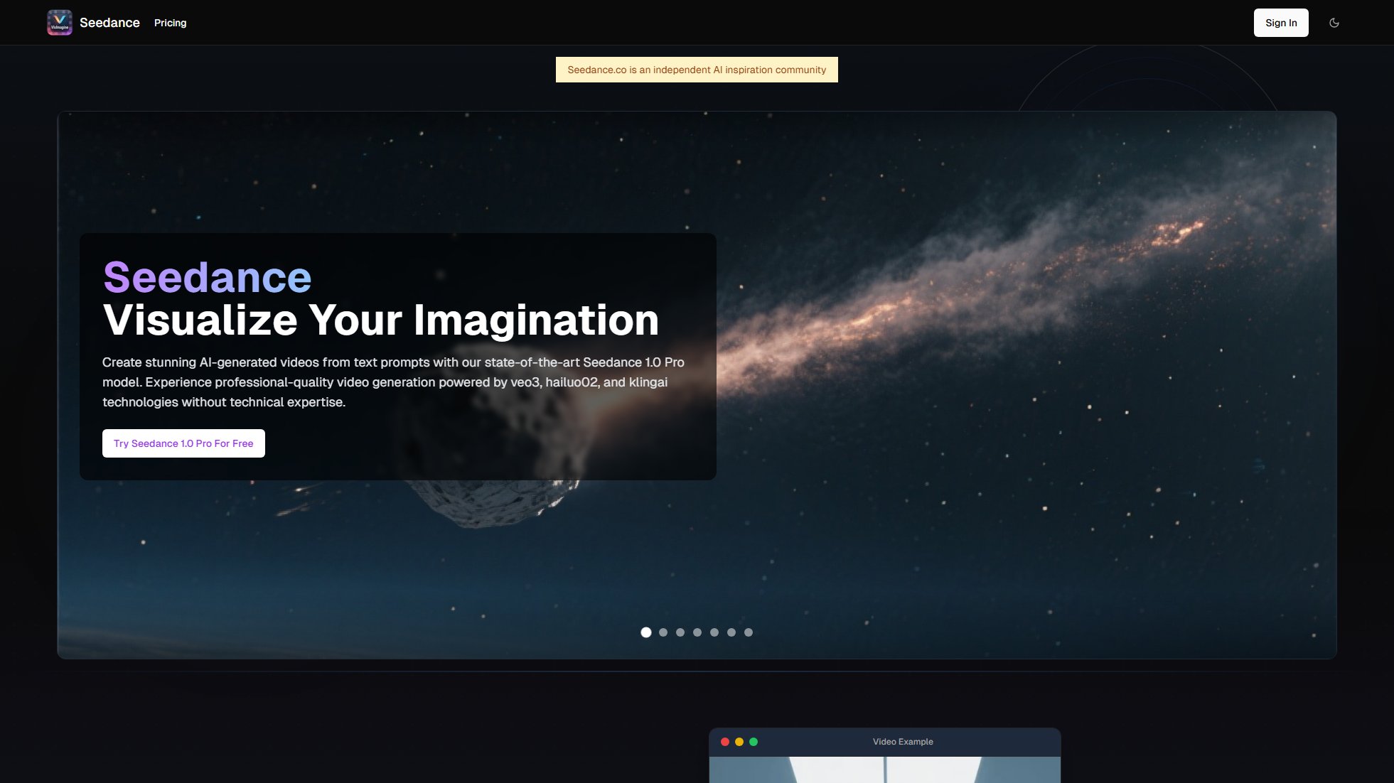 Seedance Seedance Interface & Screenshots Seedance Seedance Interface & Screenshots