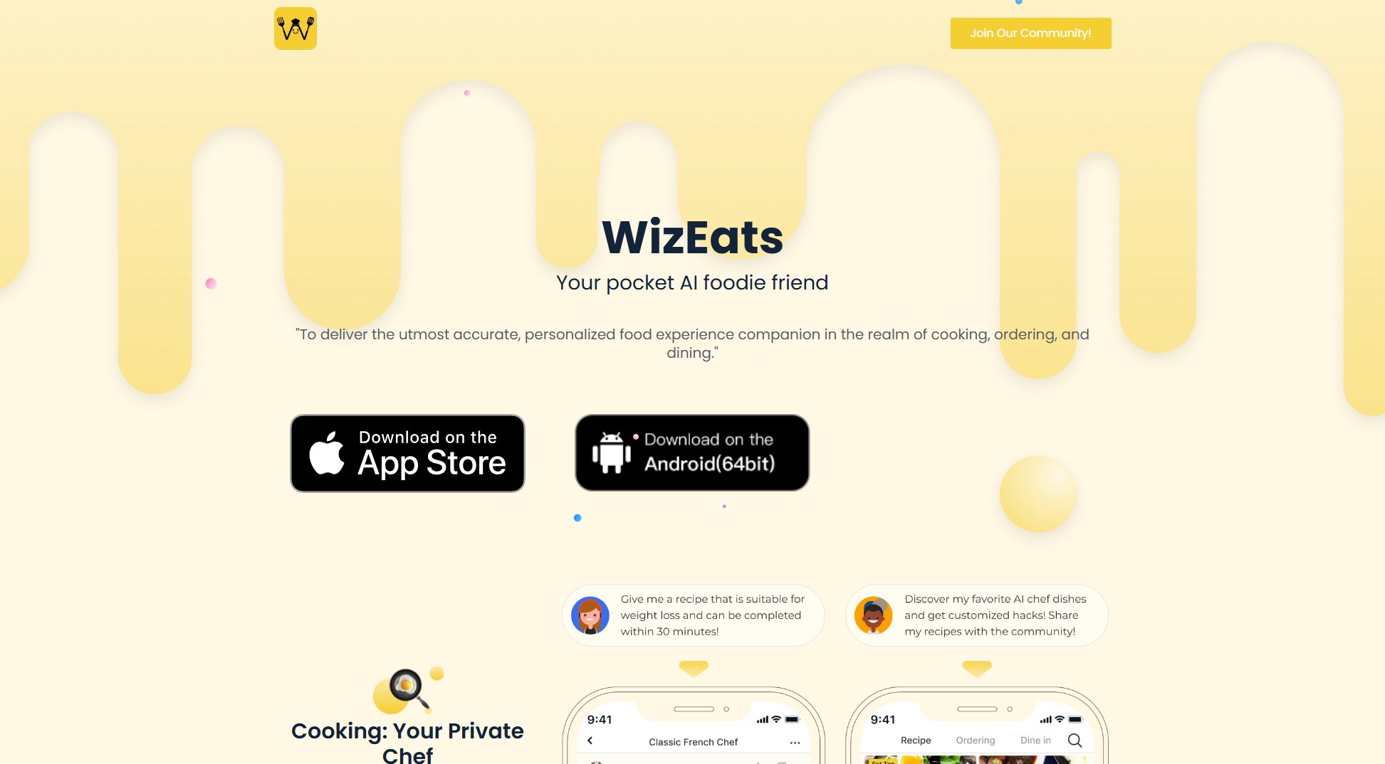 WizEats WizEats Interface & Screenshots